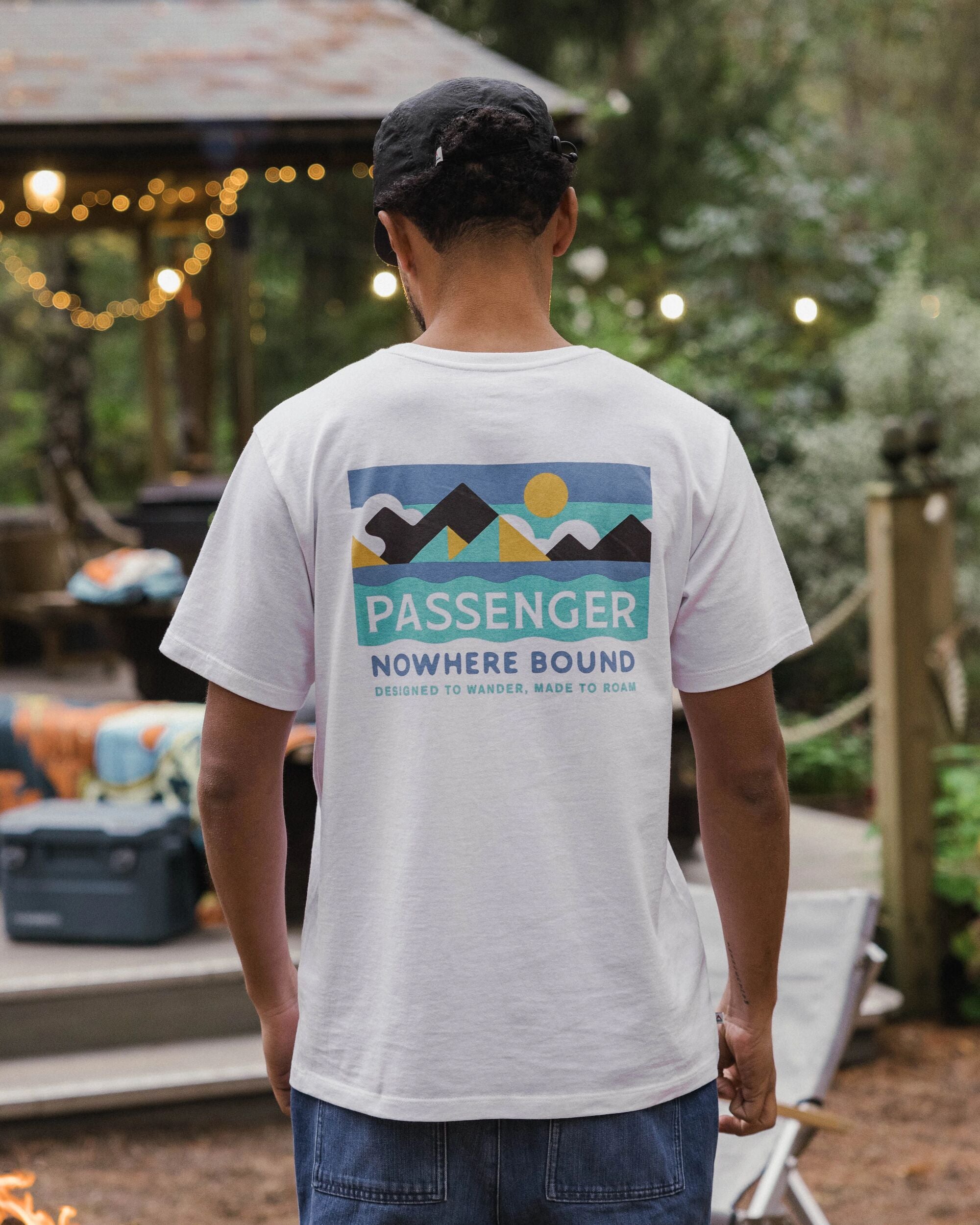 NWB Recycled Cotton T-Shirt - White - Lifestyle