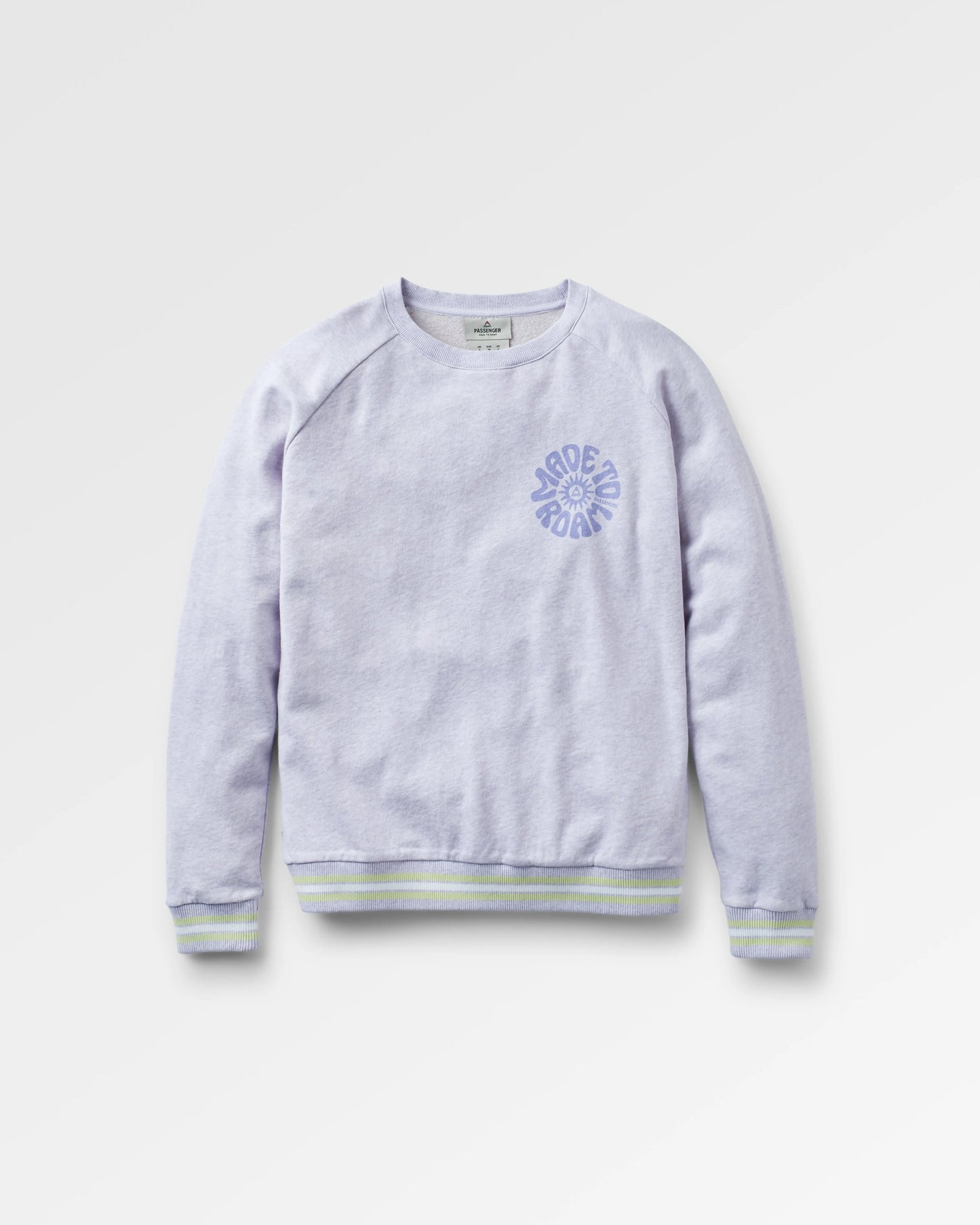 Fade Organic Cotton Sweatshirt - Lilac Mist Marl