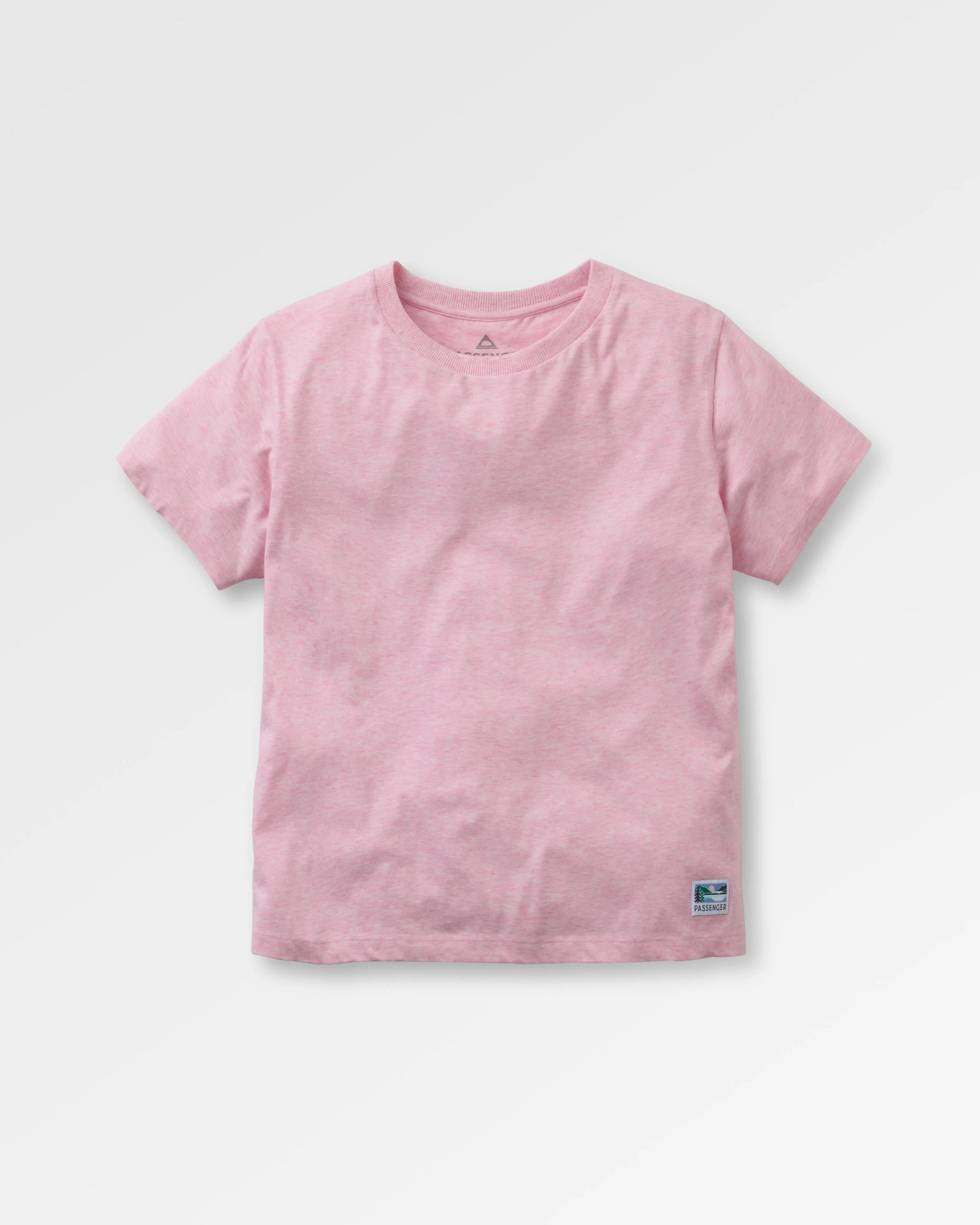 Legacy T-shirt - Pink Haze Marl - Flatlay