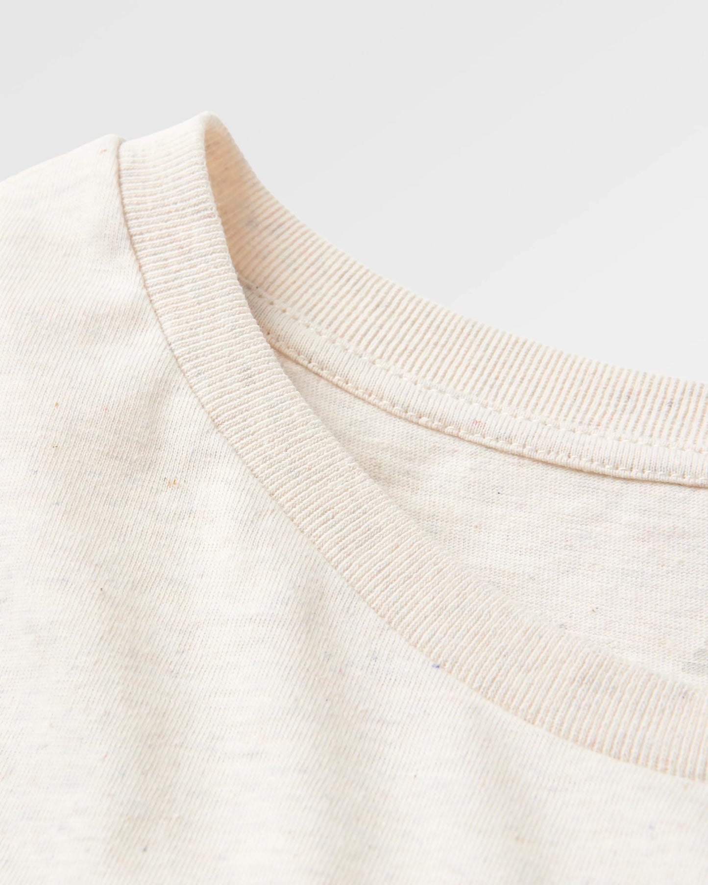 Breathe Recycled Cotton LS T-Shirt - Milky Marl