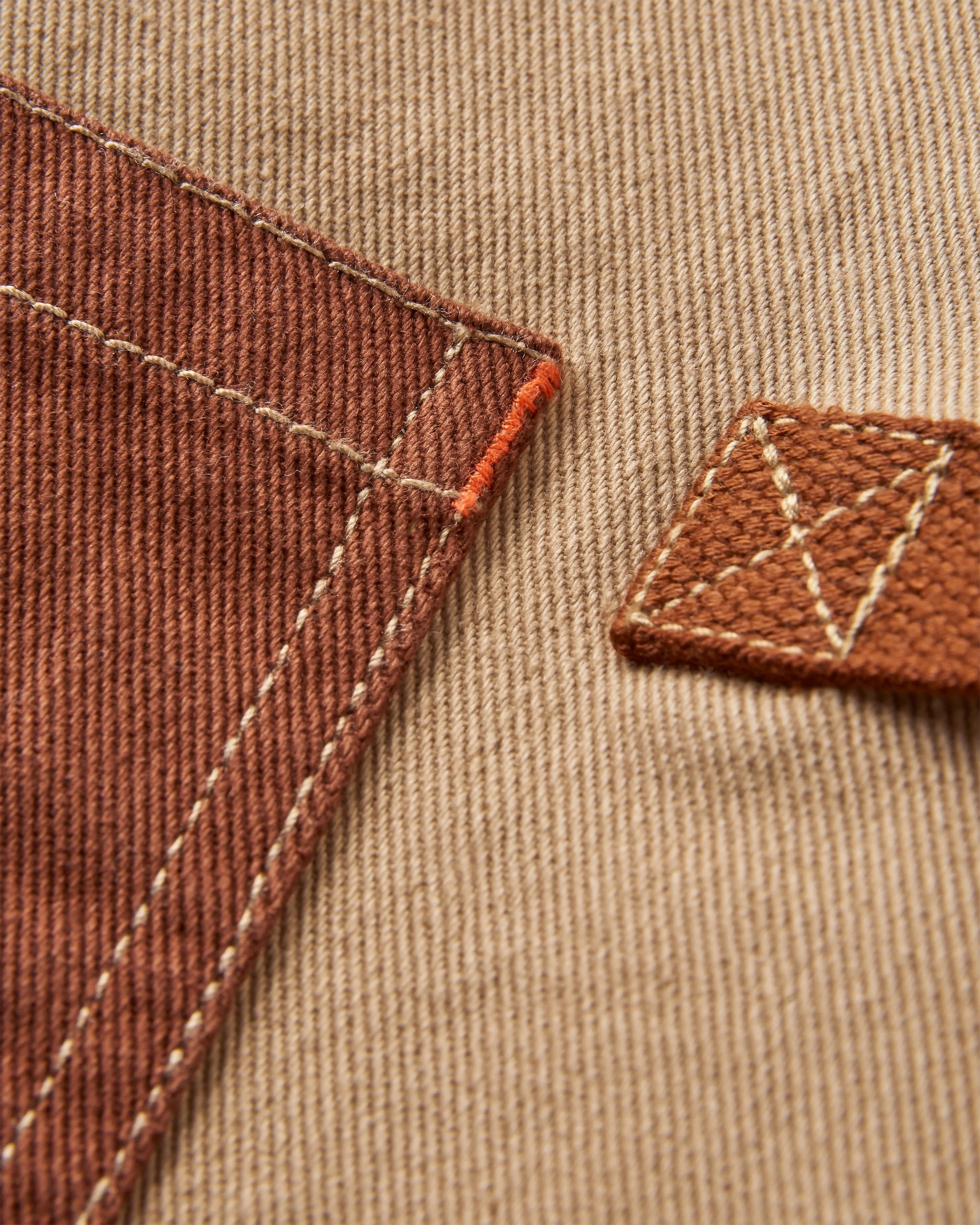 Campfire Recycled Cotton Apron - Elmwood - Flatlay