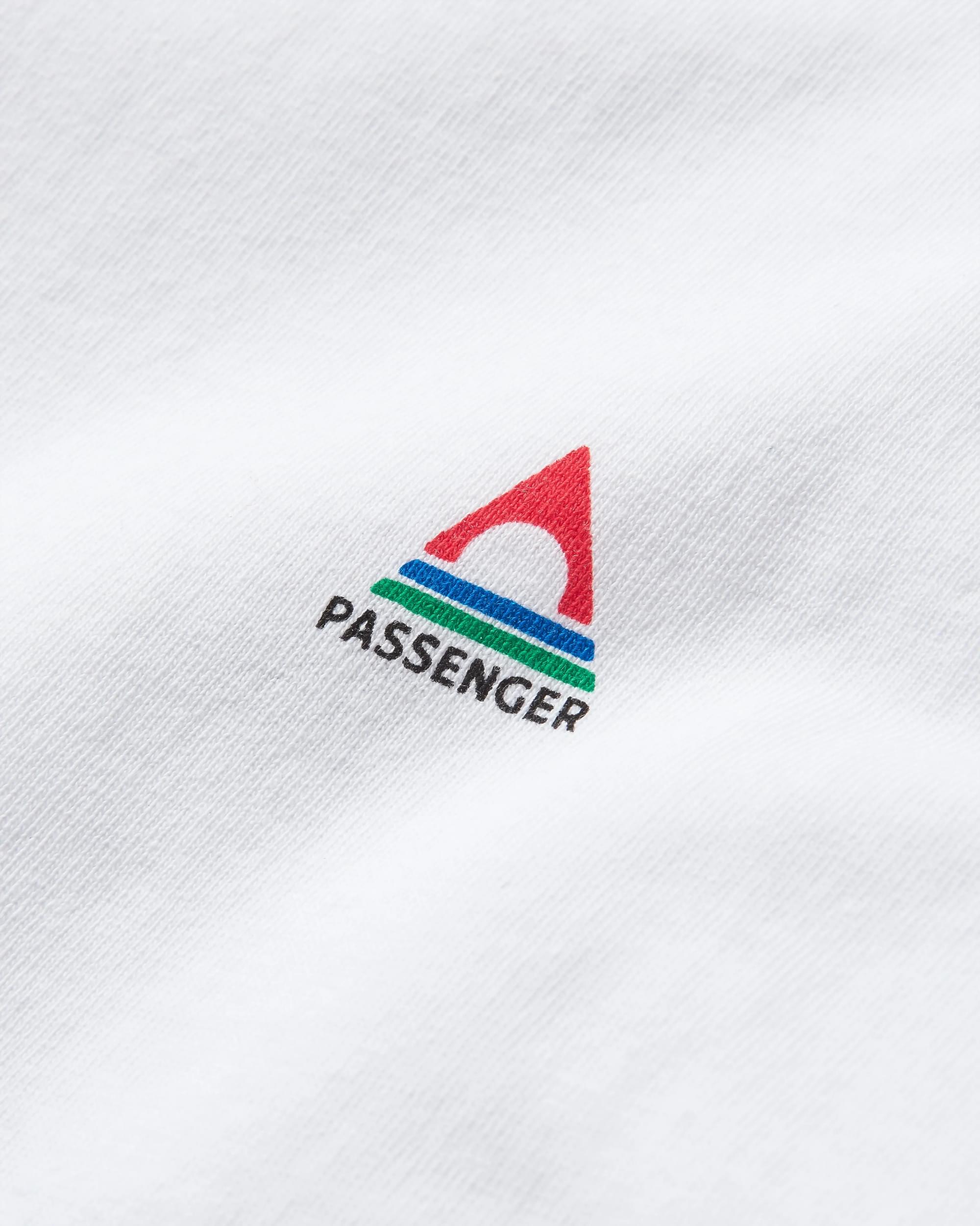 Classic Logo Recycled Cotton T-Shirt - White - Flatlay