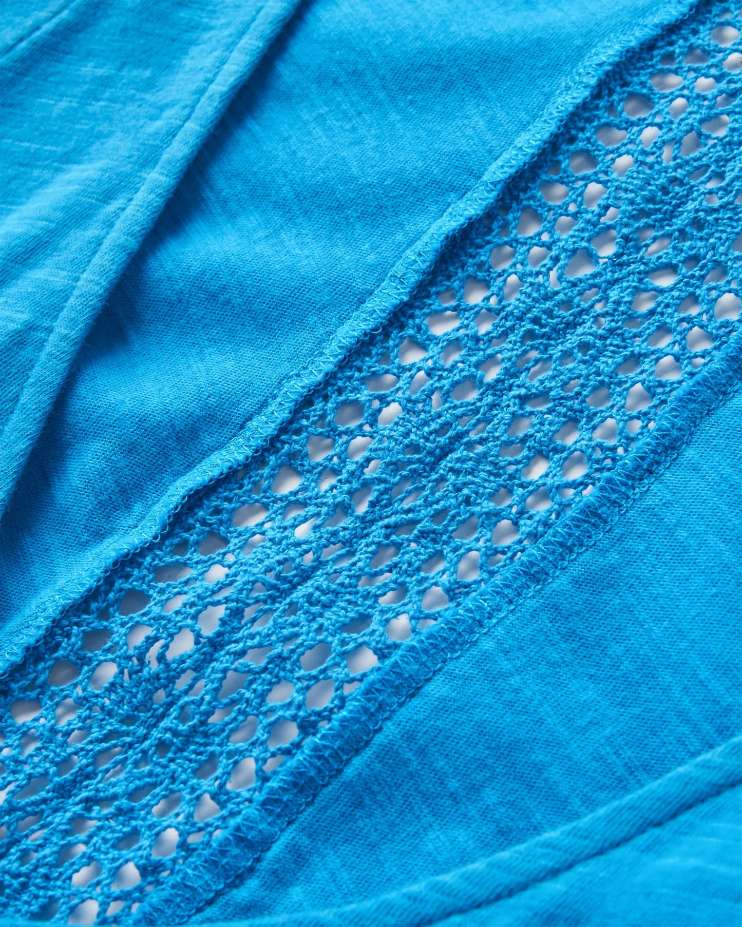 Rivergate Recycled Cotton Dress - Bluejay - Flatlay