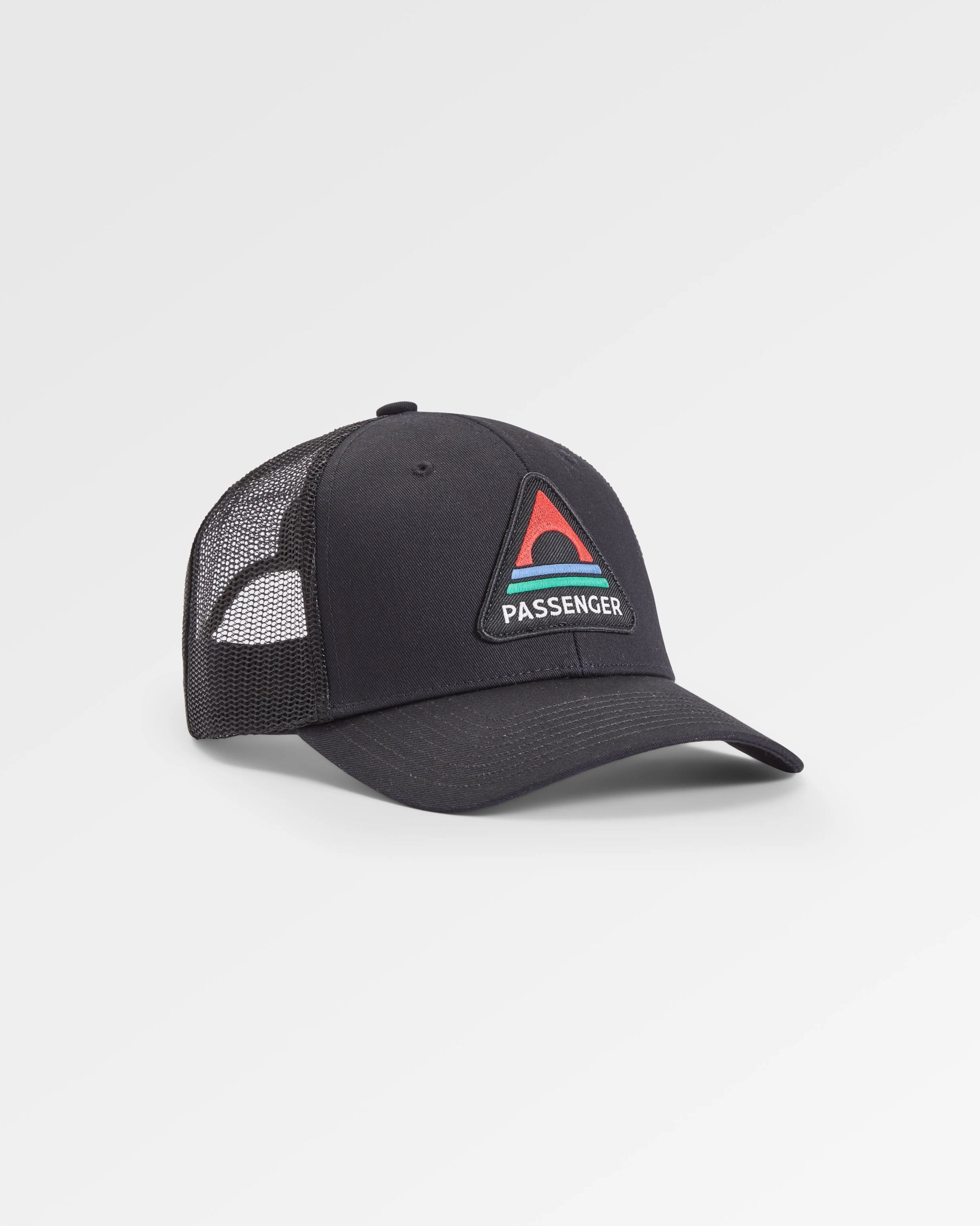 Elements Core Trucker - Triangle Patch - Black - Flatlay