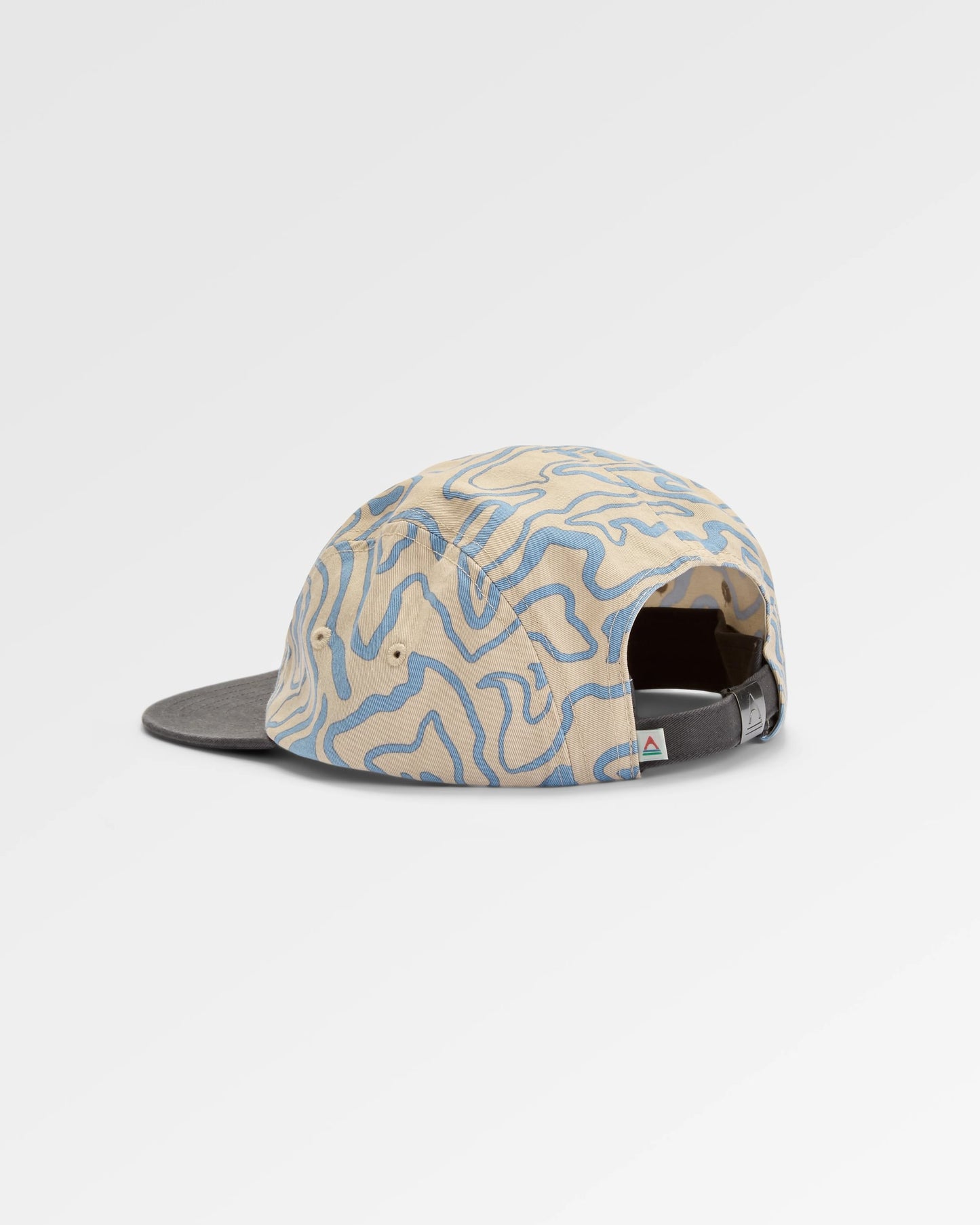 Coast Organic Cotton 5 Panel Cap Snapback Cap - Strata Swirl Birch