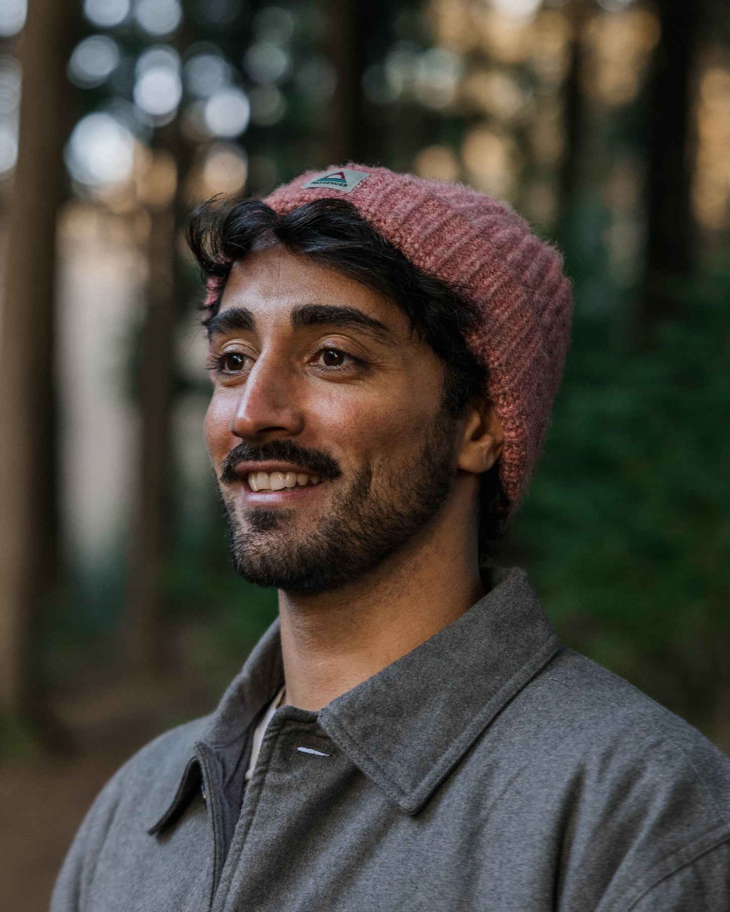 Male_Redwood Fleece Lined Recycled Beanie - Rose