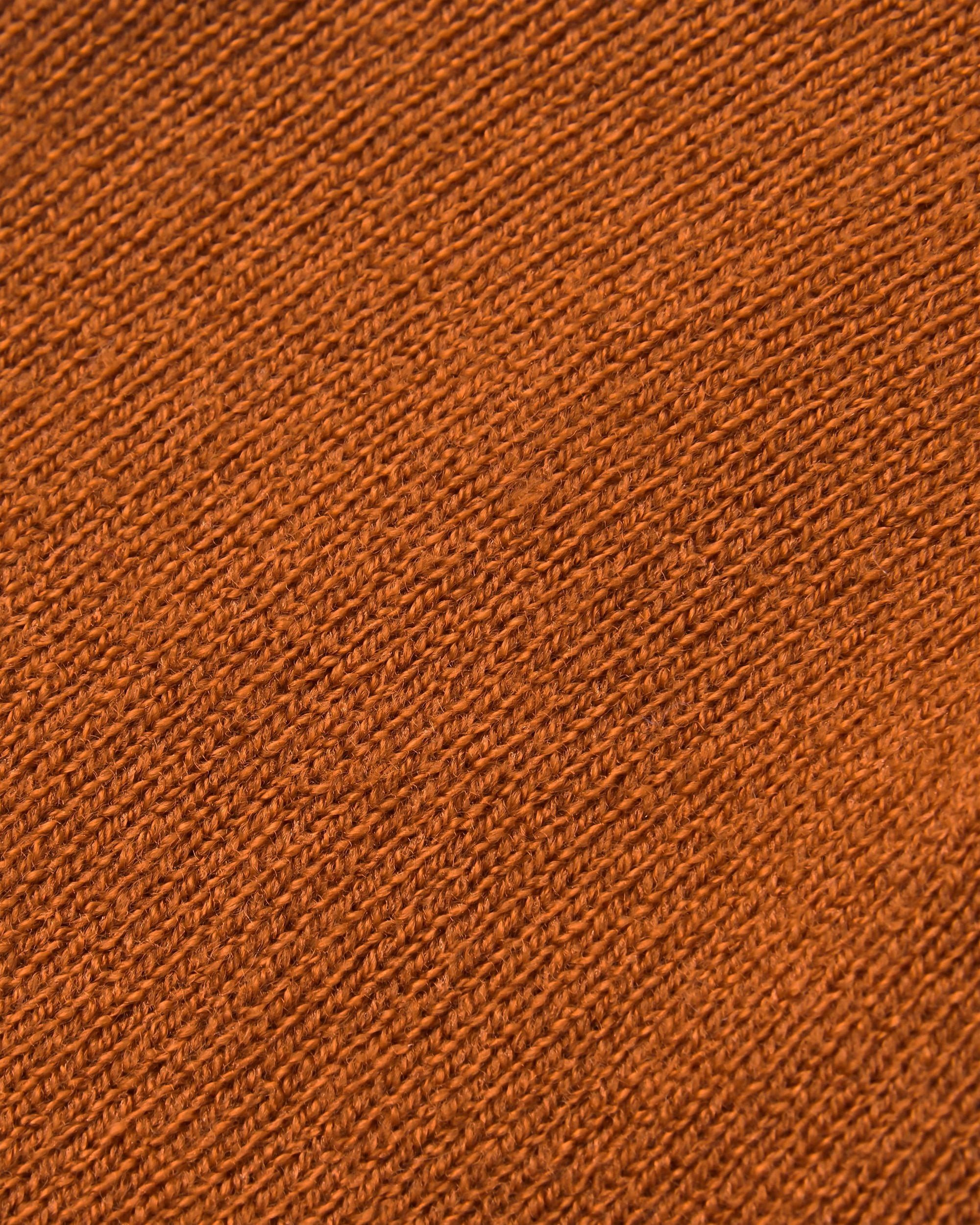 Core Recycled High-Top Beanie - Retro Orange - Flatlay