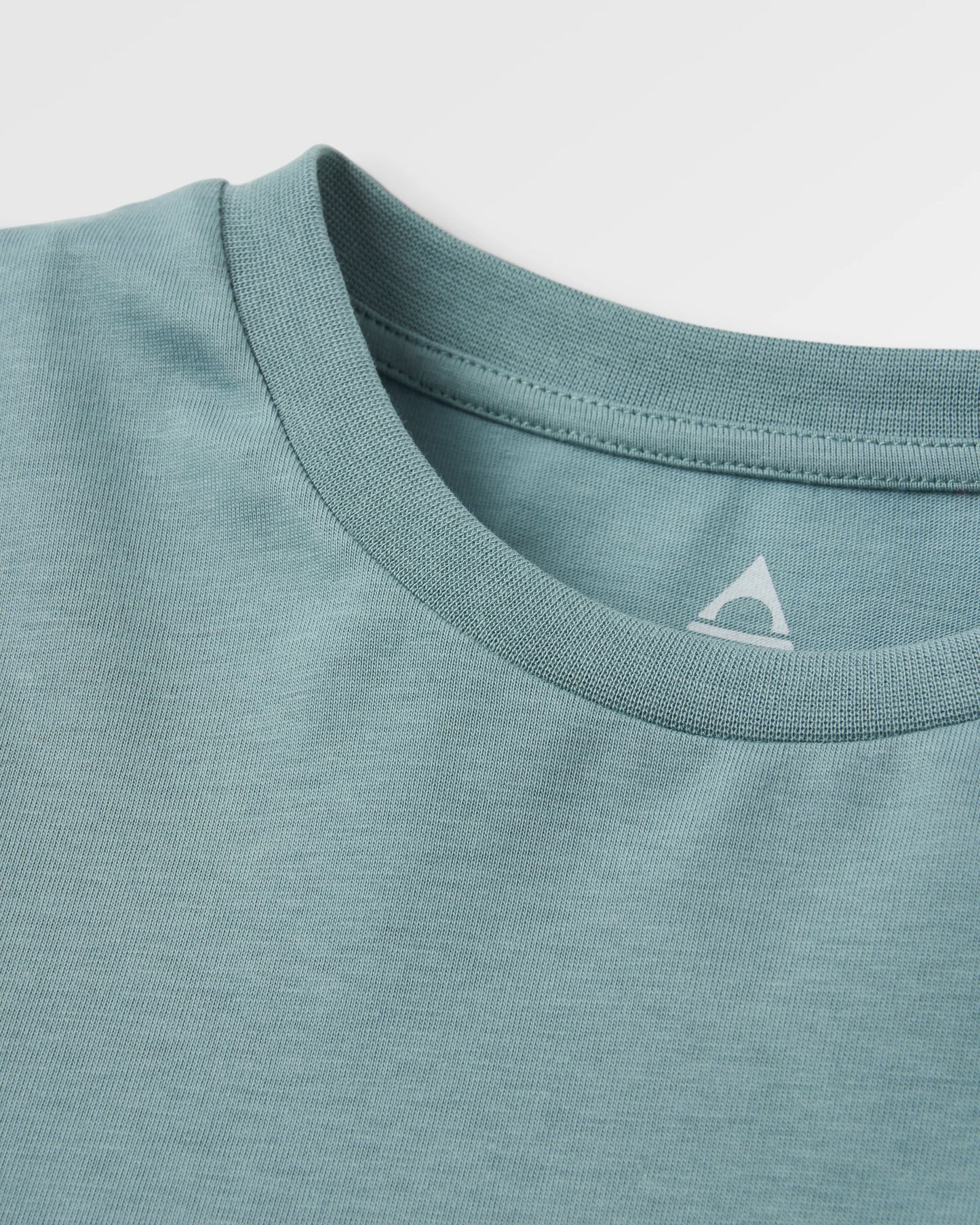 Waves & Trees Organic Cotton LS T-Shirt - Stormy Sea - Flatlay