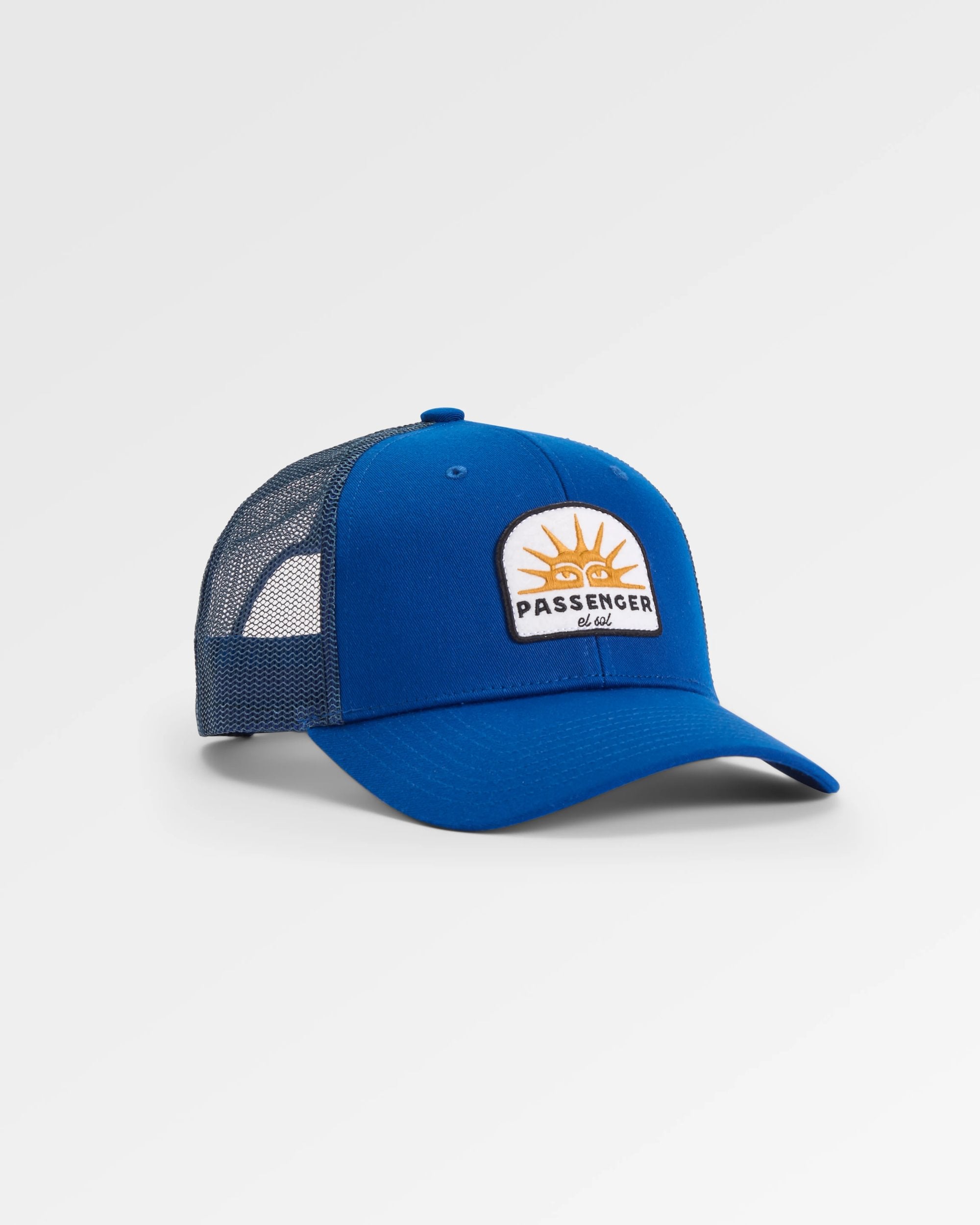 Midtown Trucker Cap - Blue Navy - Flatlay