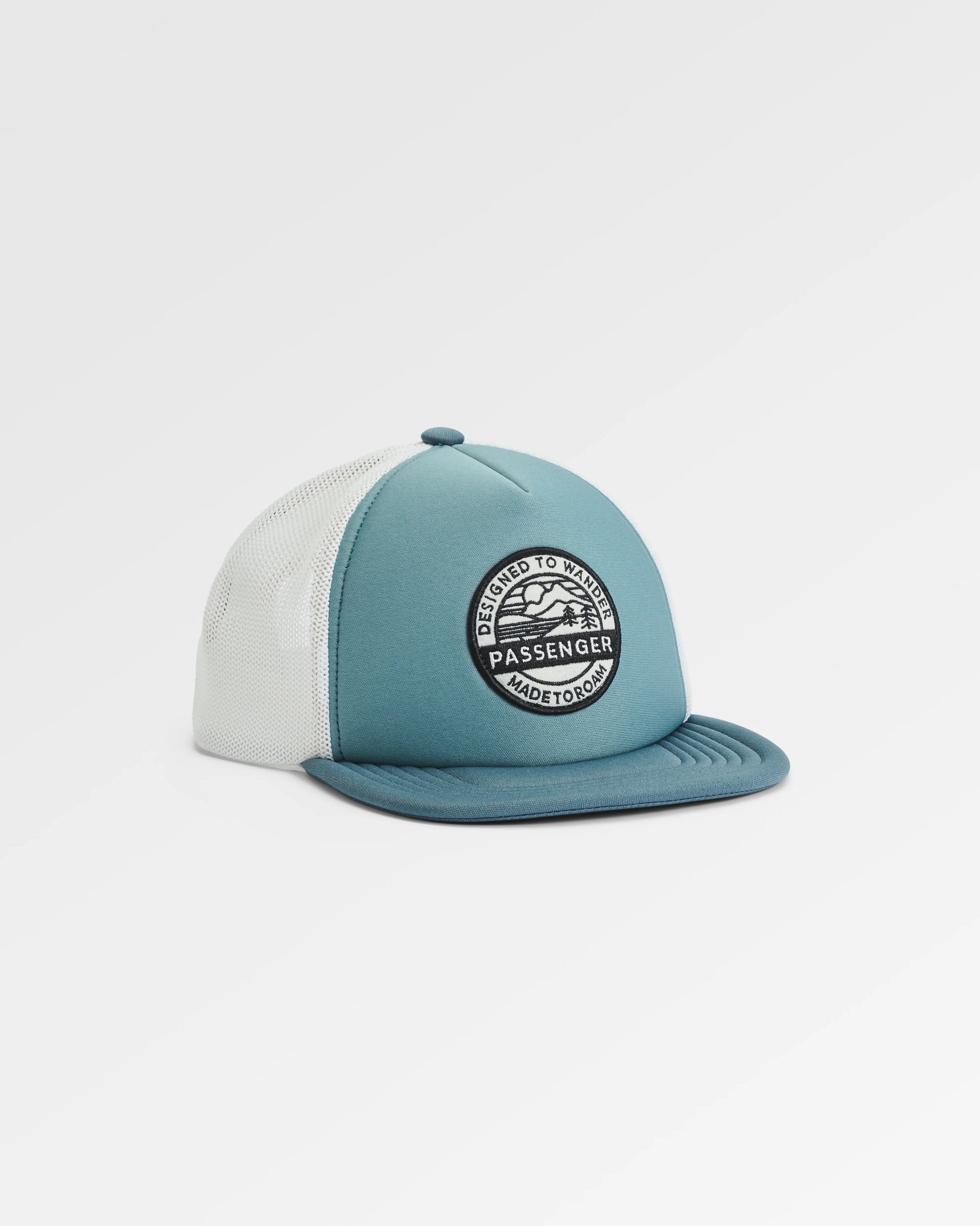 Odyssey Active Mesh Snapback Cap - Arctic - Flatlay