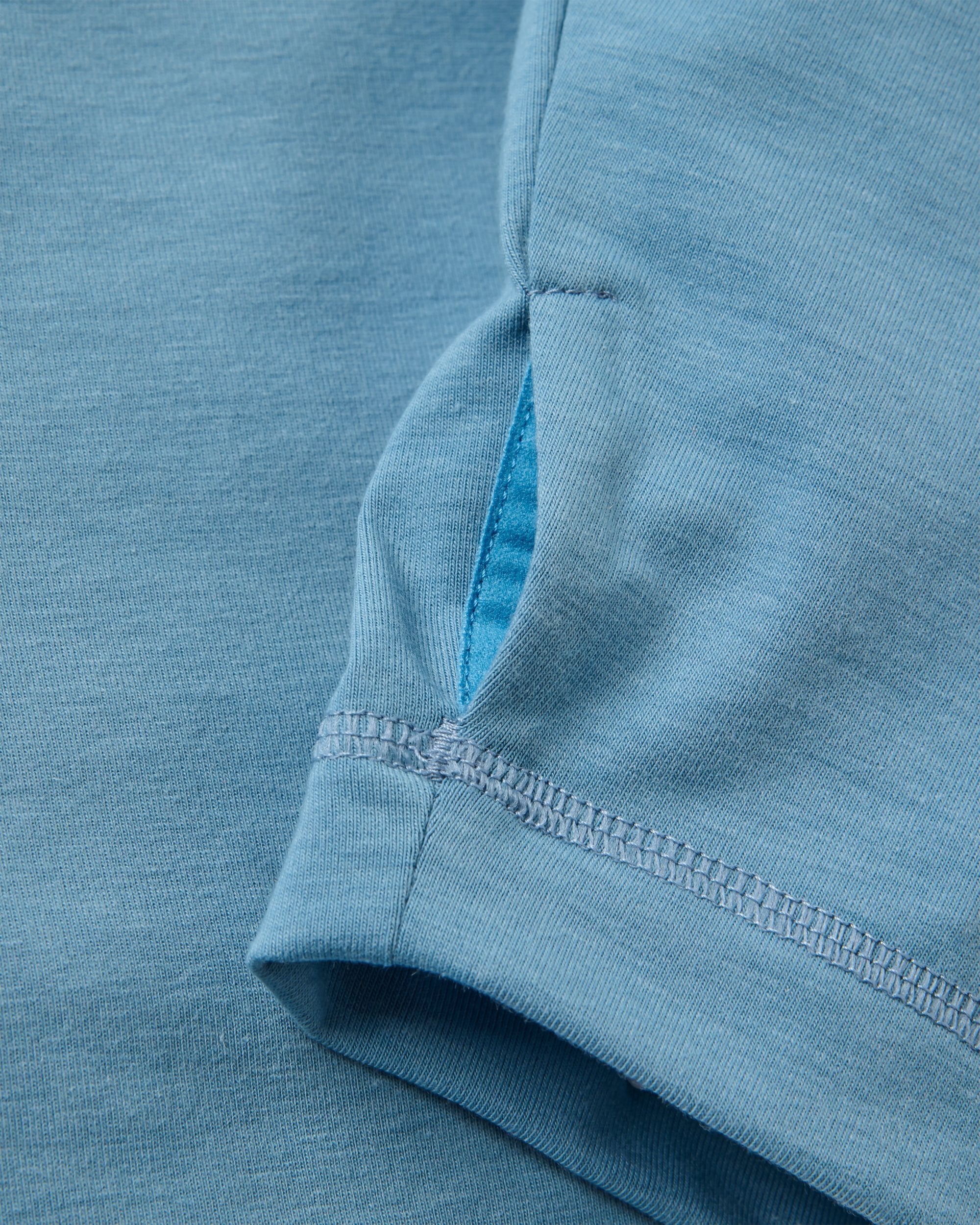 Roamscreen UPF50 Drirelease® Men's Hoodie - Faded Denim - Flatlay