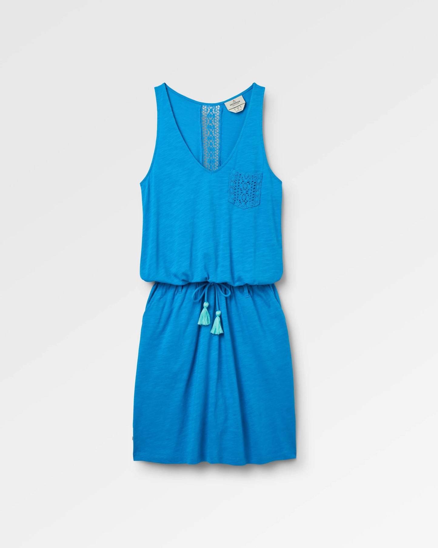 Rivergate Recycled Cotton Dress - Bluejay - Flatlay