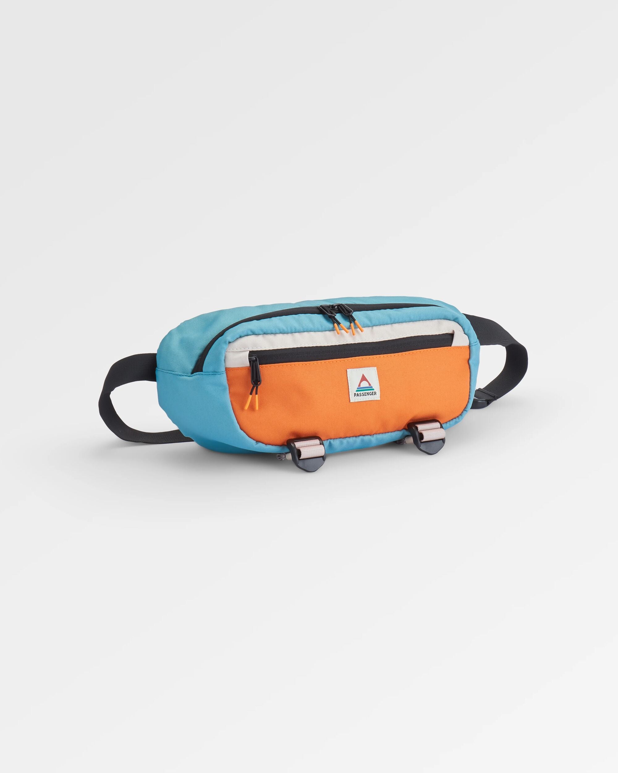Boondocker Recycled Hip Pack - Arctic/Retro Orange - Flatlay