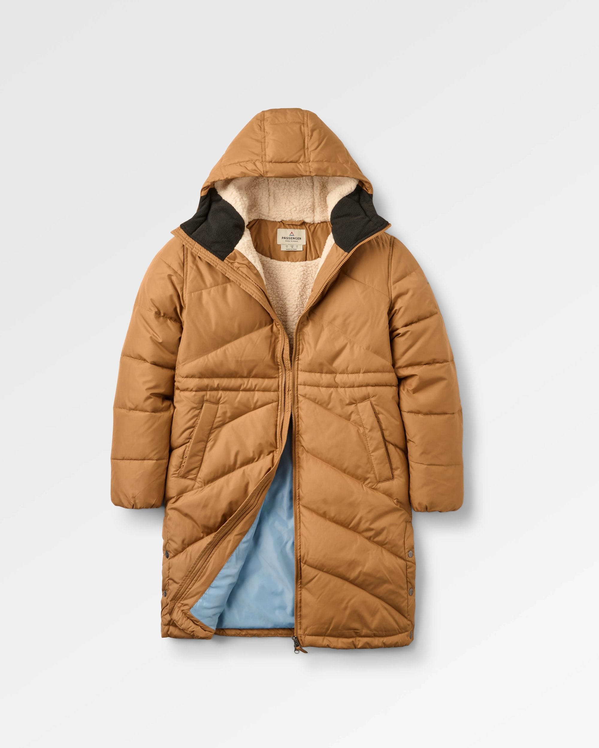 Kinsey Recycled Jacket - Toffee - Flatlay