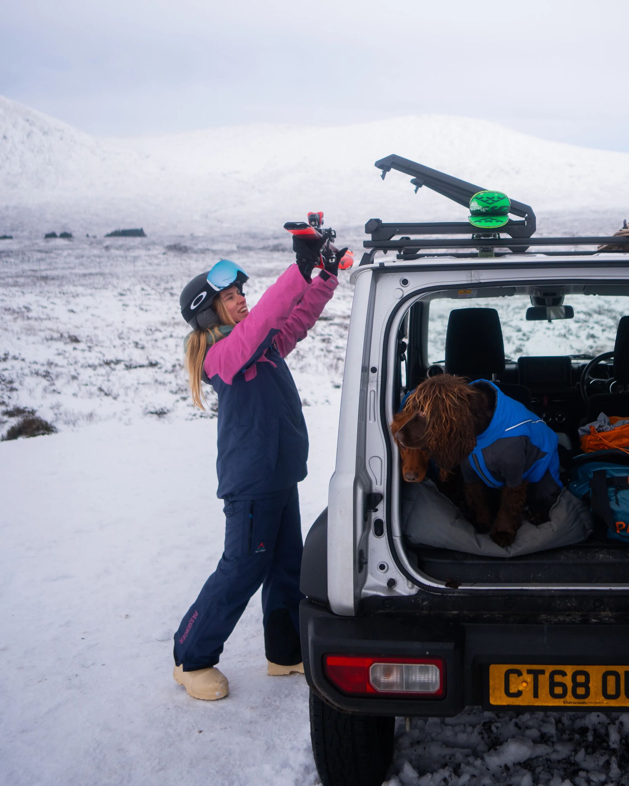 Snowscape Women's Recycled Bibpant - Rich Navy -