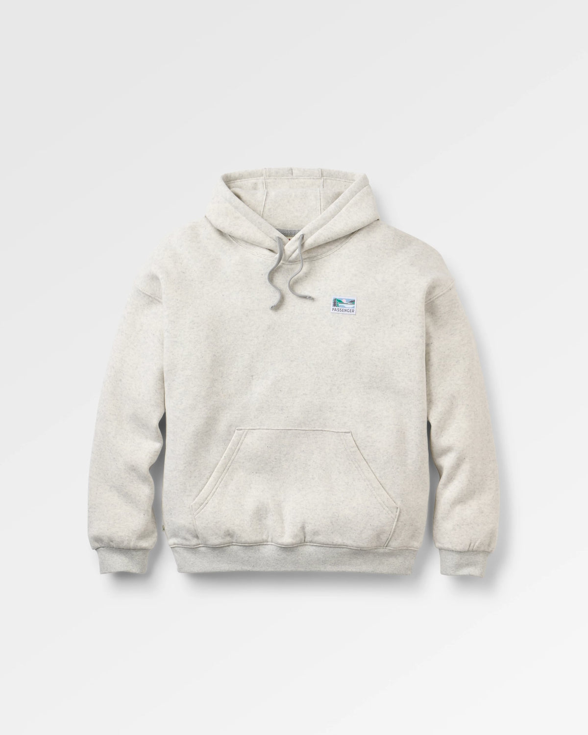 Legacy Hoodie - Light Grey Marl - Flatlay