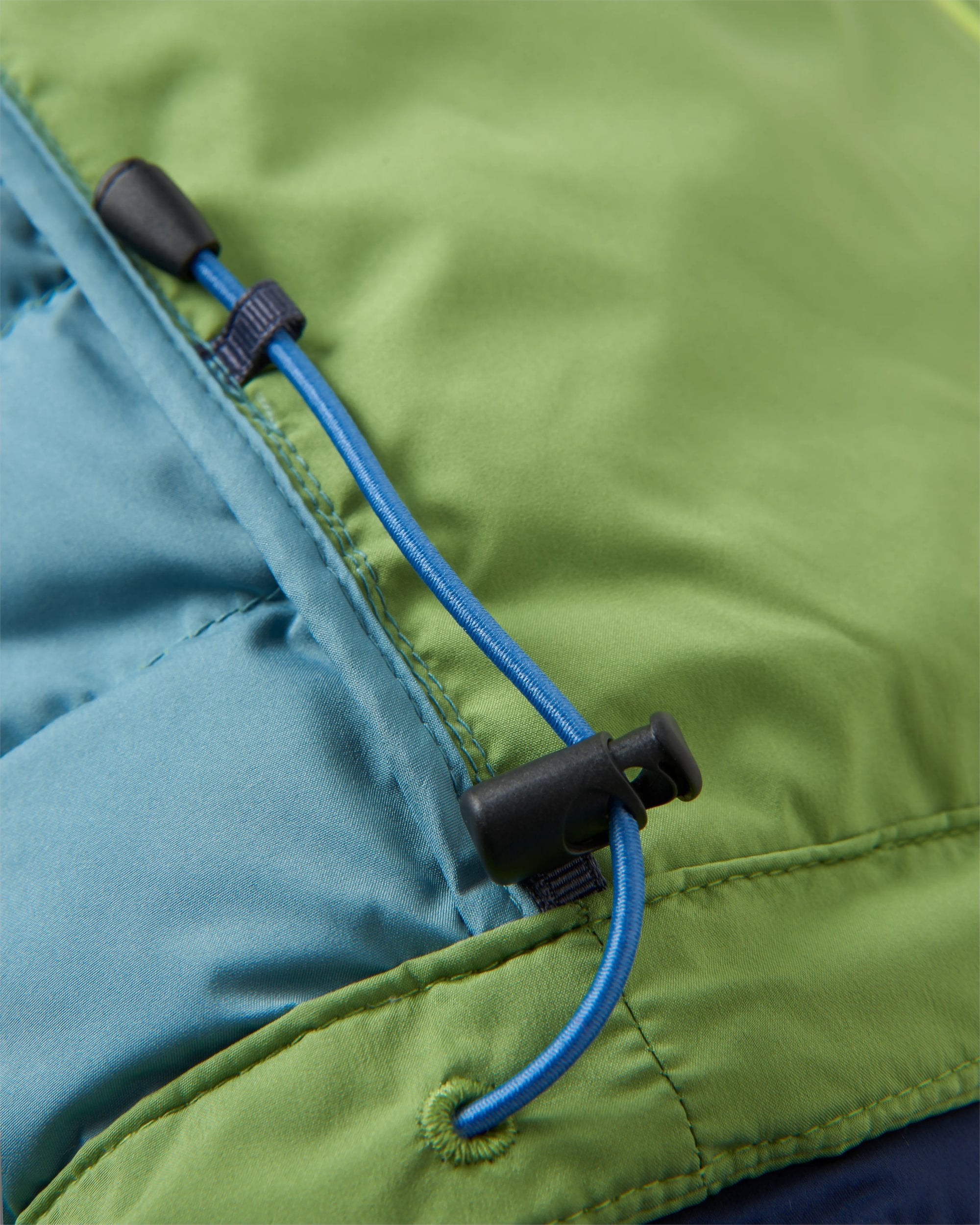 Northstar Down Recycled Jacket - Rich Navy/Pear Green/Arctic - Flatlay