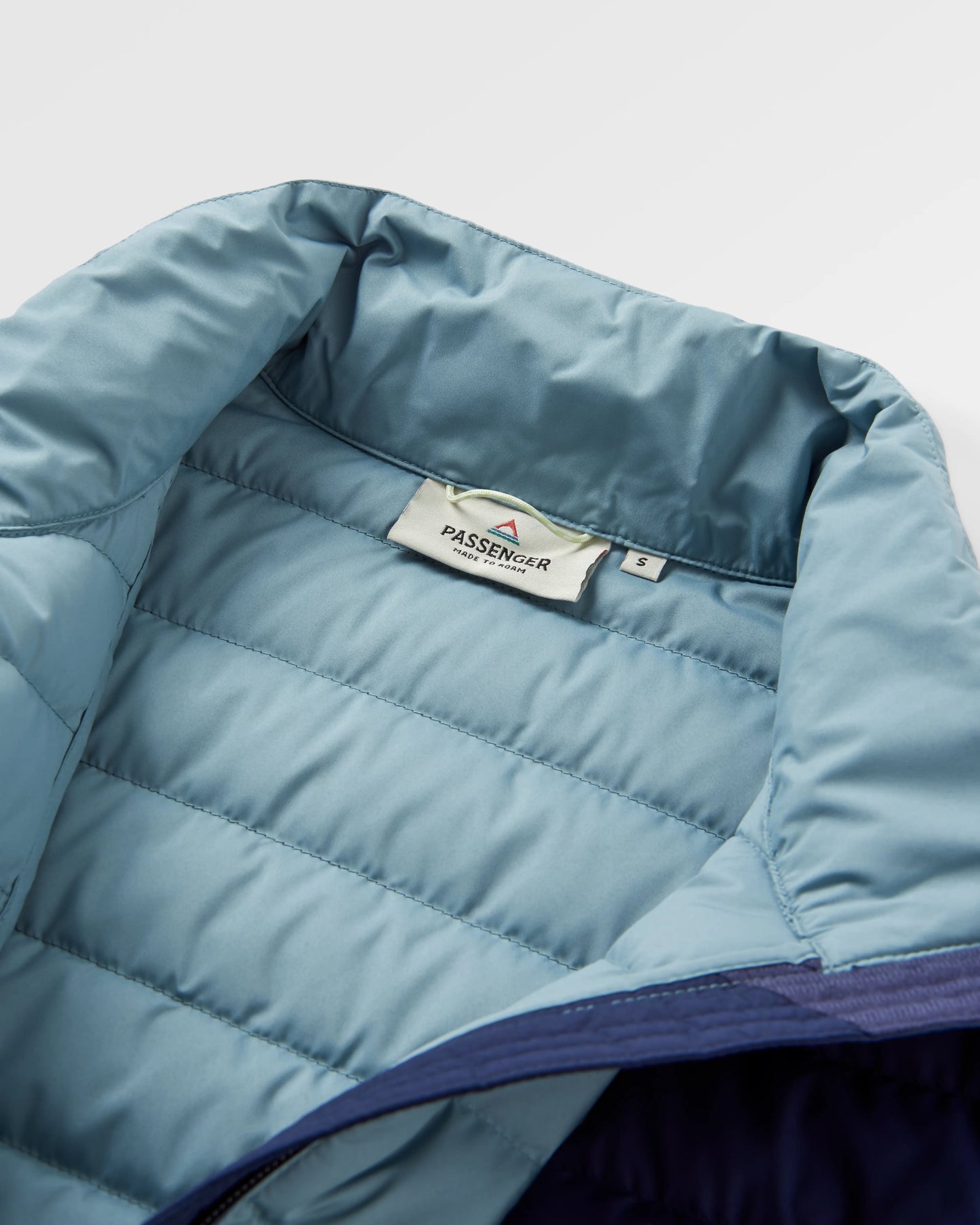 Northstar Down Recycled Vest - Rich Navy/Pear Green/Arctic - Flatlay