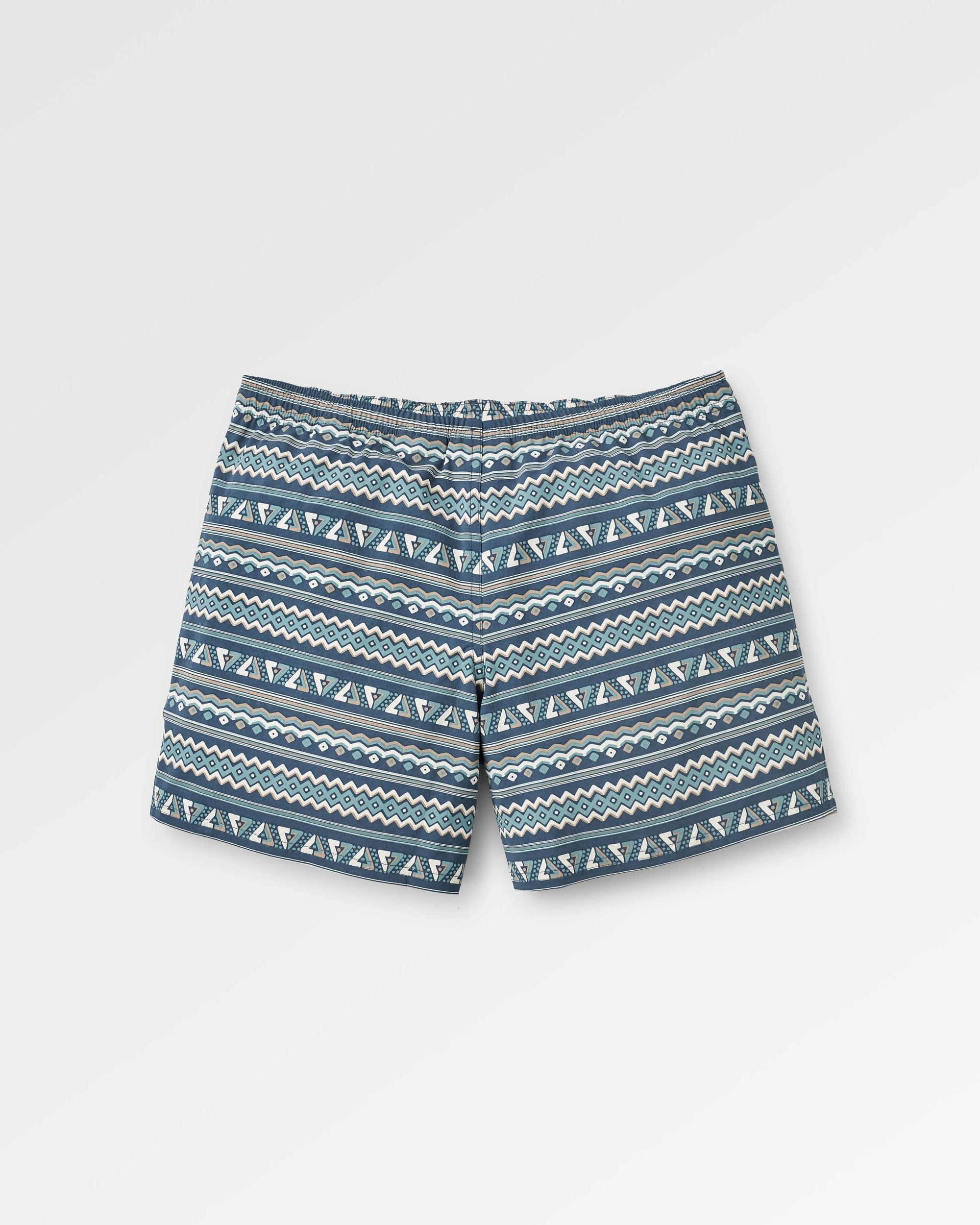 Flaris NetPlus® All Purpose Short - Geo Stripe Dark Denim - Flatlay