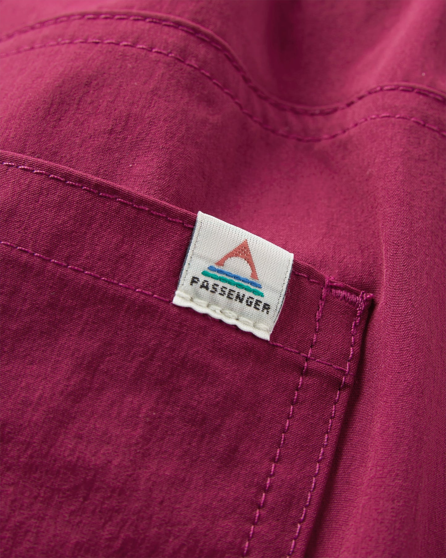 Drifter Beach Lined Short - Warm Berry - Flatlay