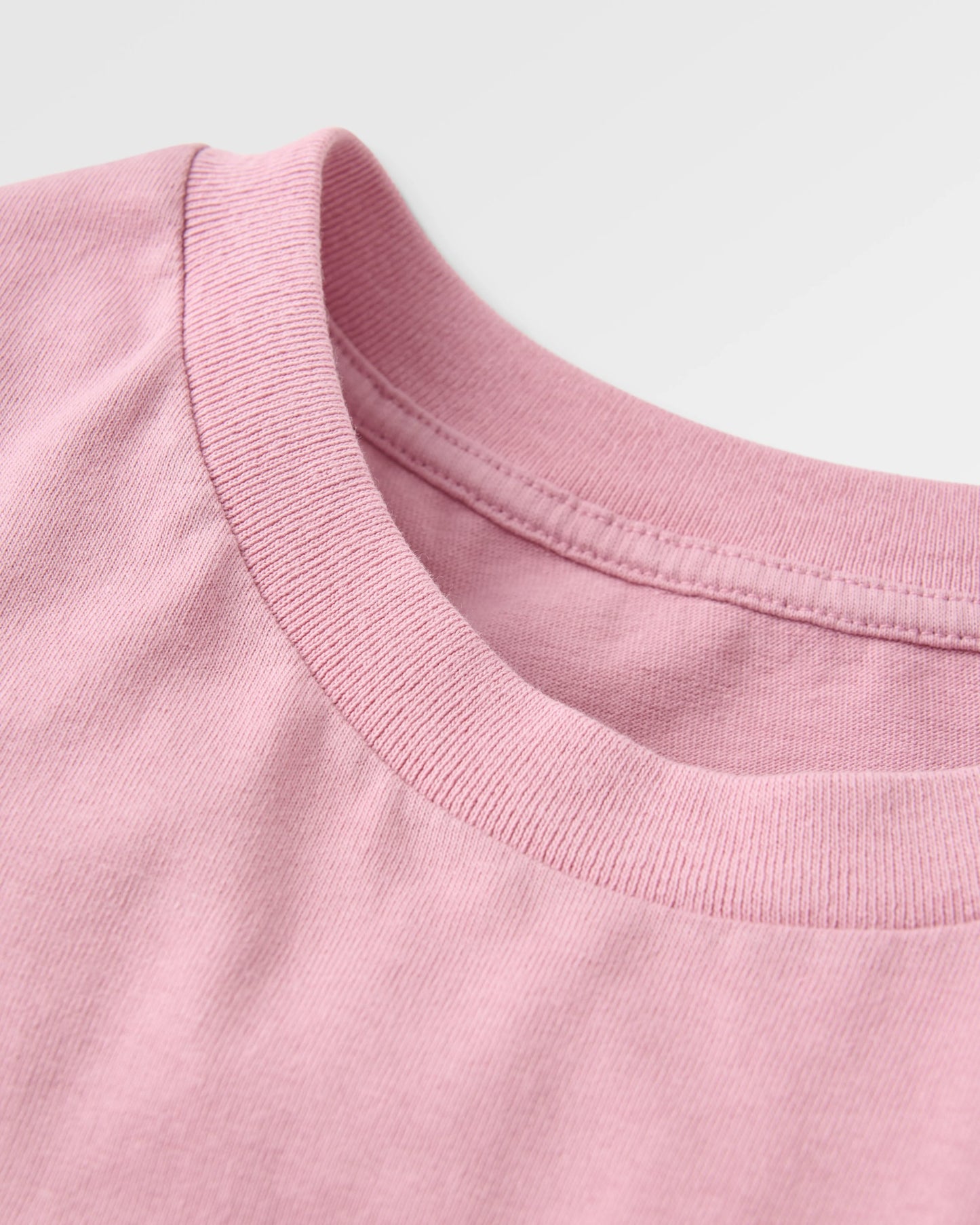 Classic Recycled Cotton T-Shirt - Pink Haze - Flatlay
