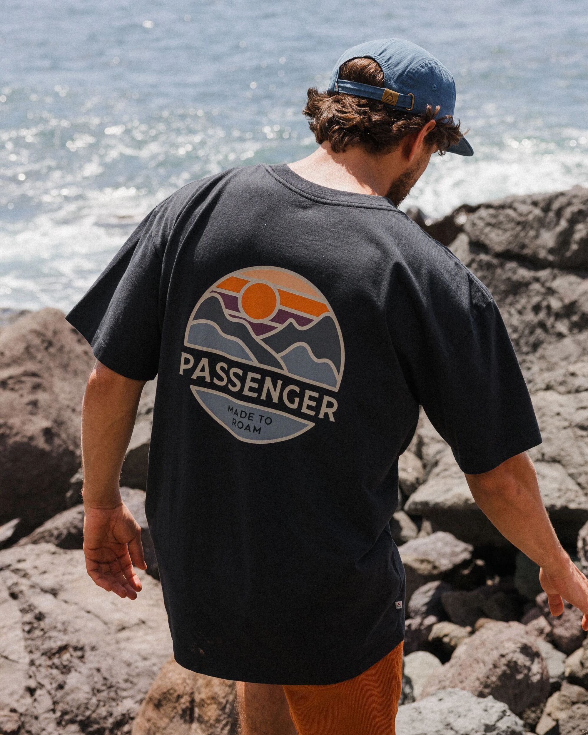 Laidback Relaxed Fit T-Shirt - Black - Lifestyle