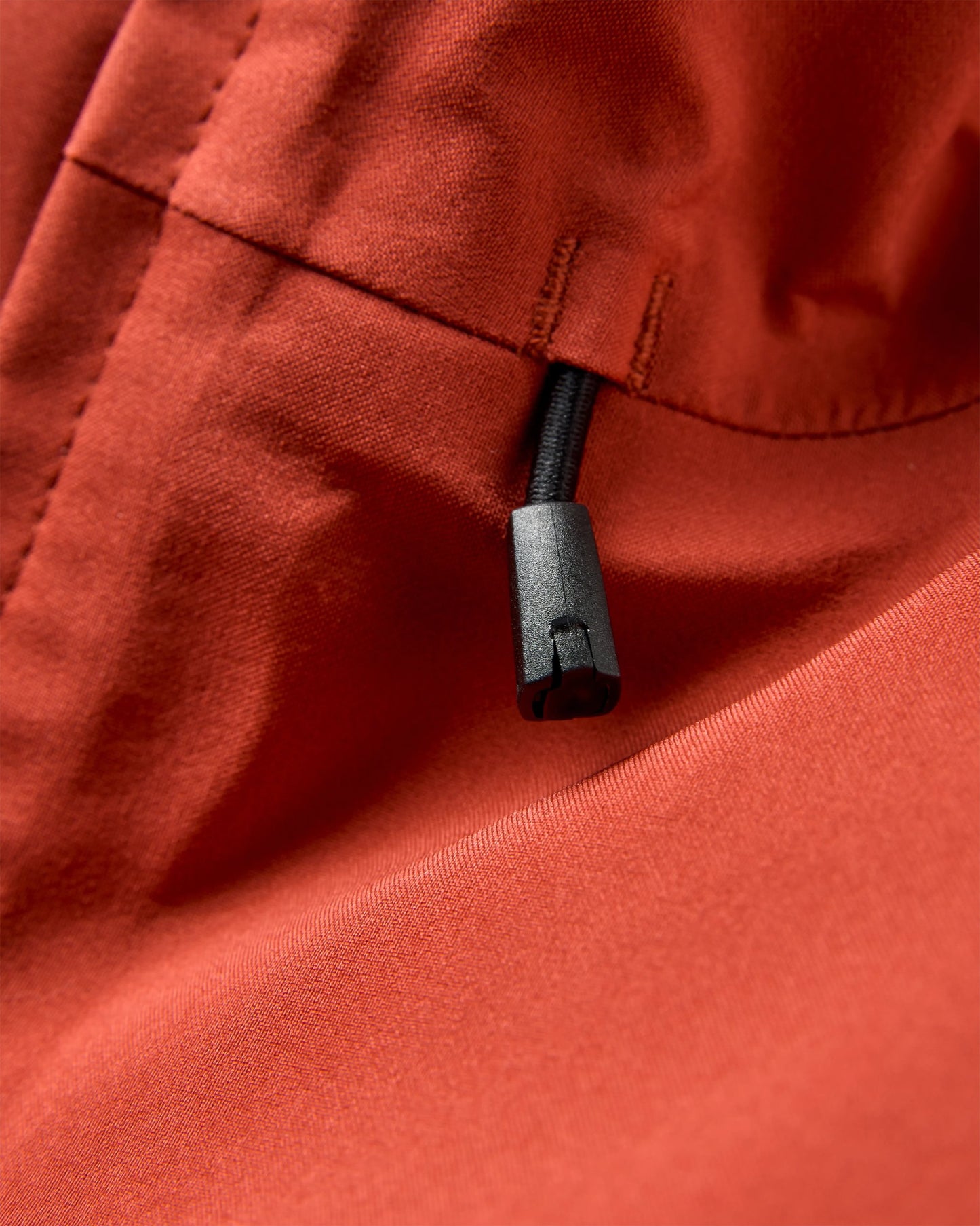 Five Season Recycled Waterproof Jacket - Red Ochre - Flatlay