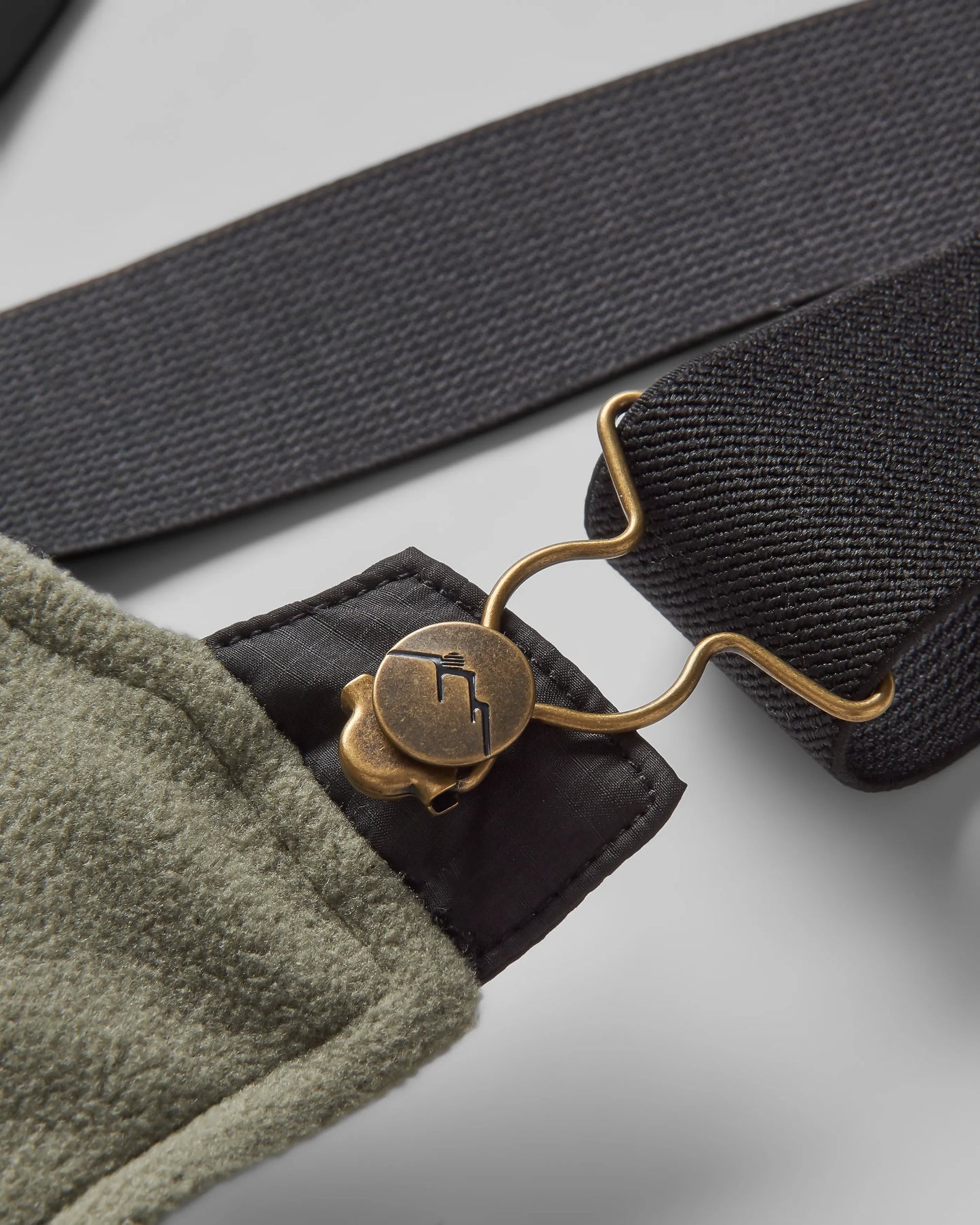 Ace Recycled Polar Fleece Dungarees - Dusty Olive