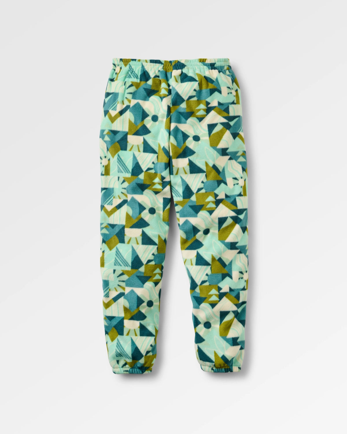 Ace Polar Fleece Joggers - Sun Patch Aquamarine - Flatlay