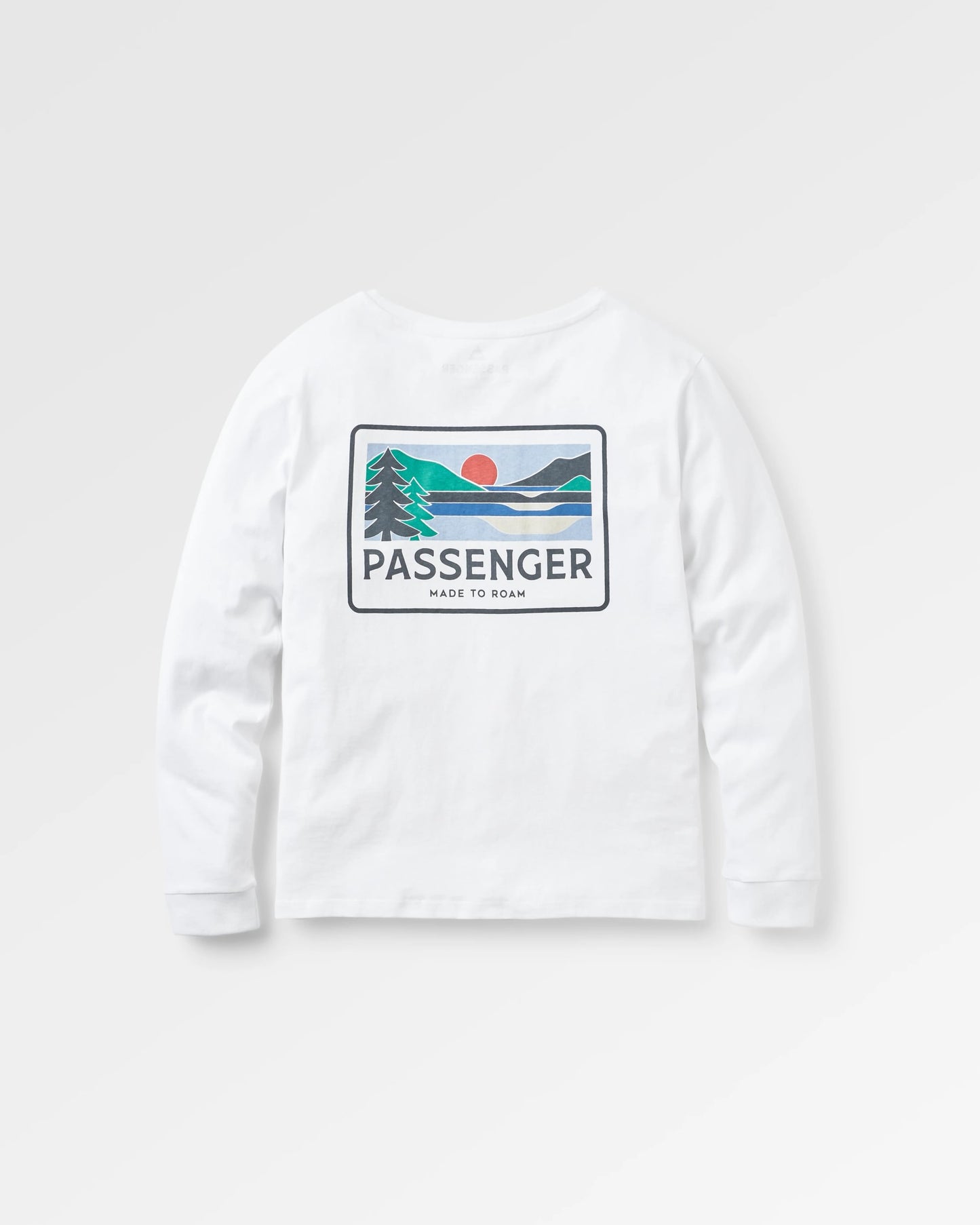 Roamer Recycled Cotton LS T-Shirt - White - Flatlay