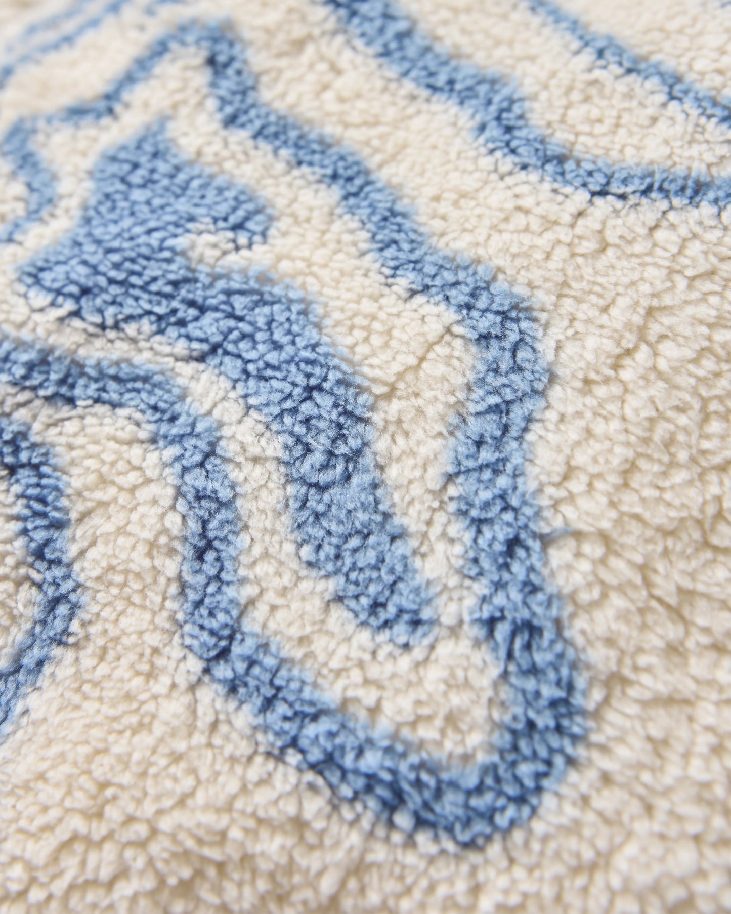 Iris Collarless Recycled Fleece Jacket - Strata Swirl Birch - Flatlay