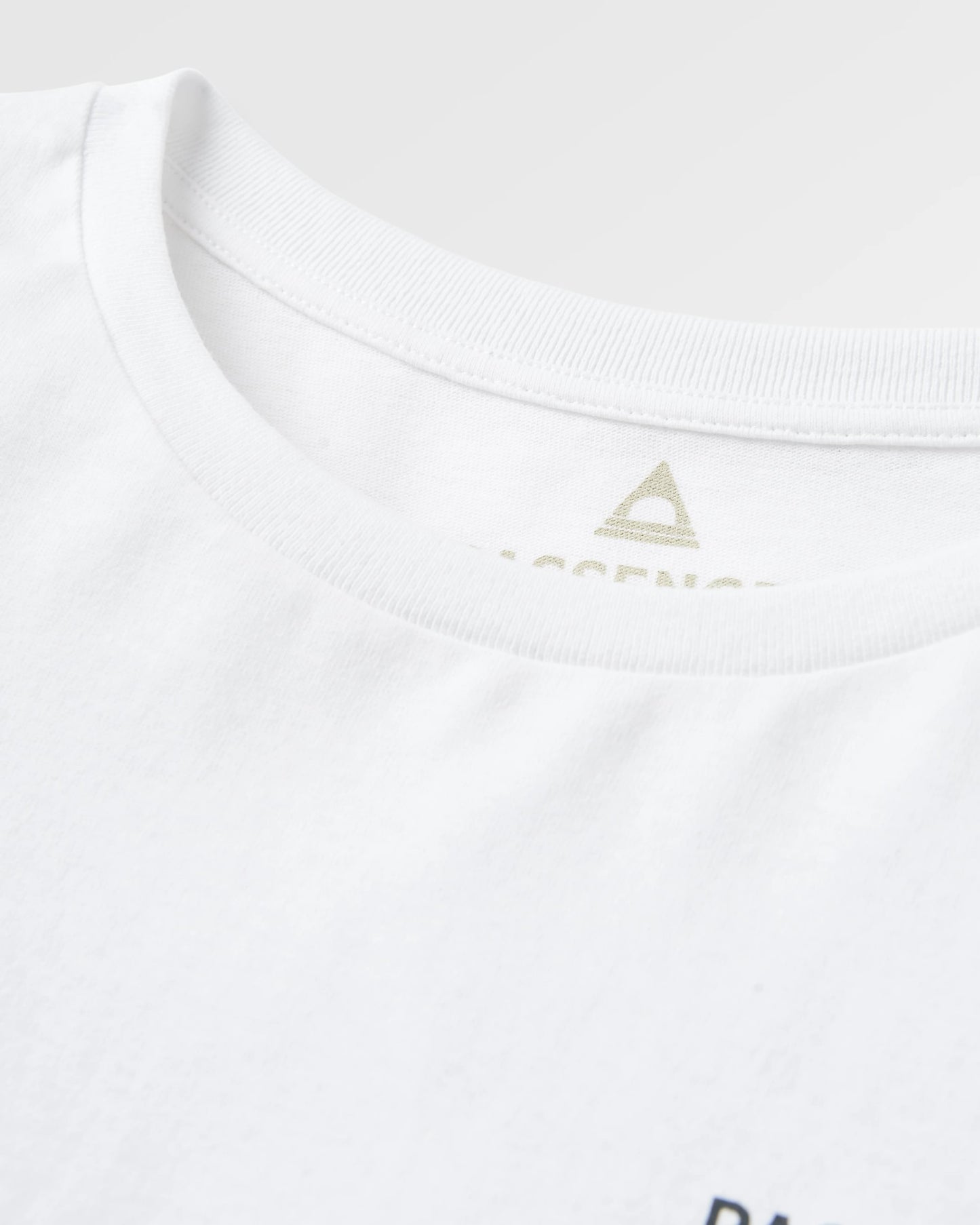 Roamer Recycled Cotton LS T-Shirt - White - Flatlay