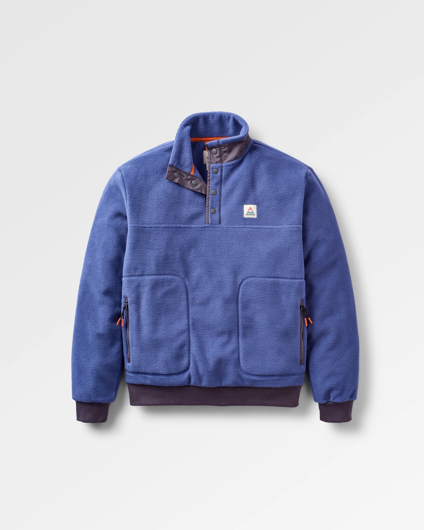 Take It Easy Polar Fleece - Purple Indigo - Flatlay