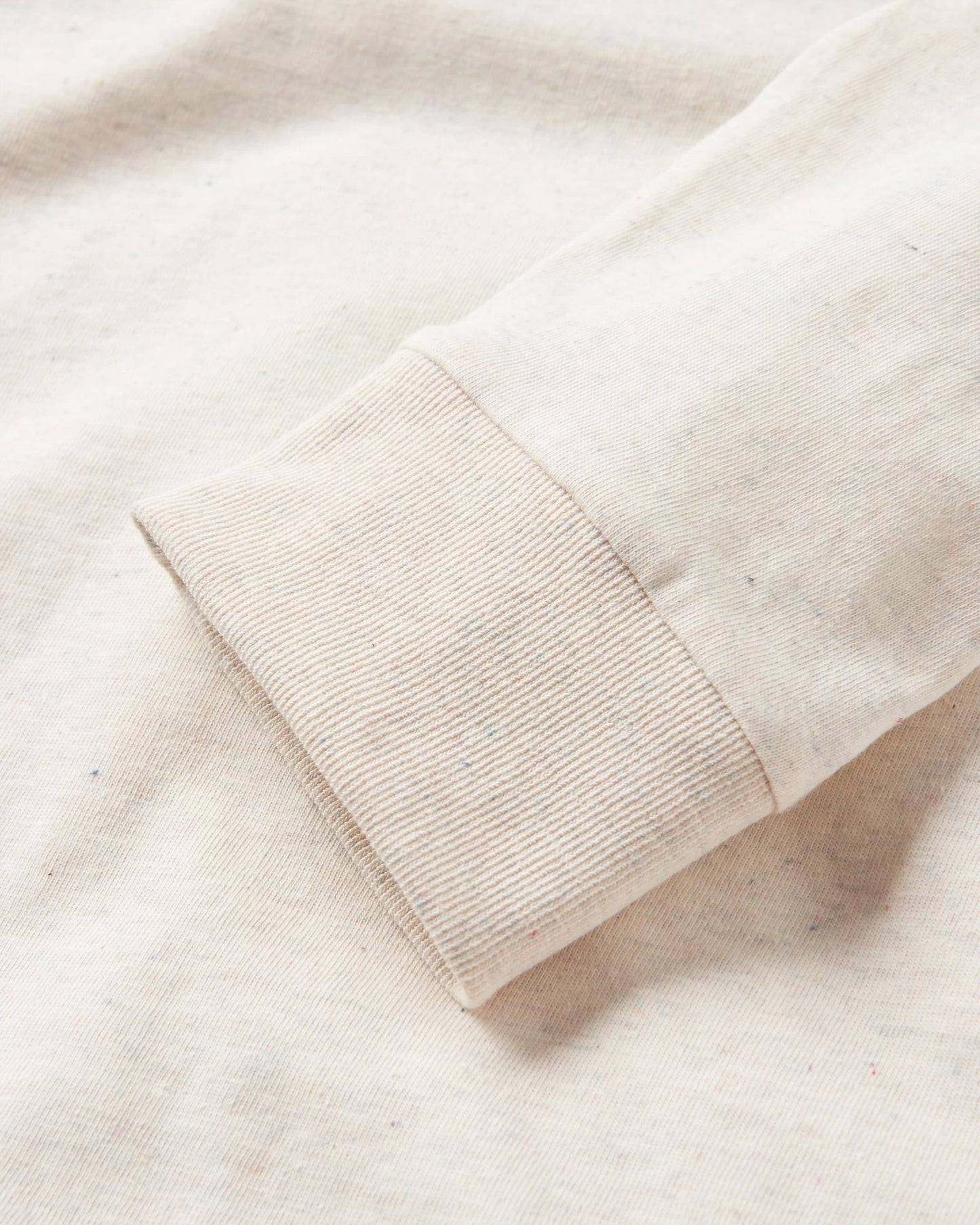 Breathe Recycled Cotton LS T-Shirt - Milky Marl