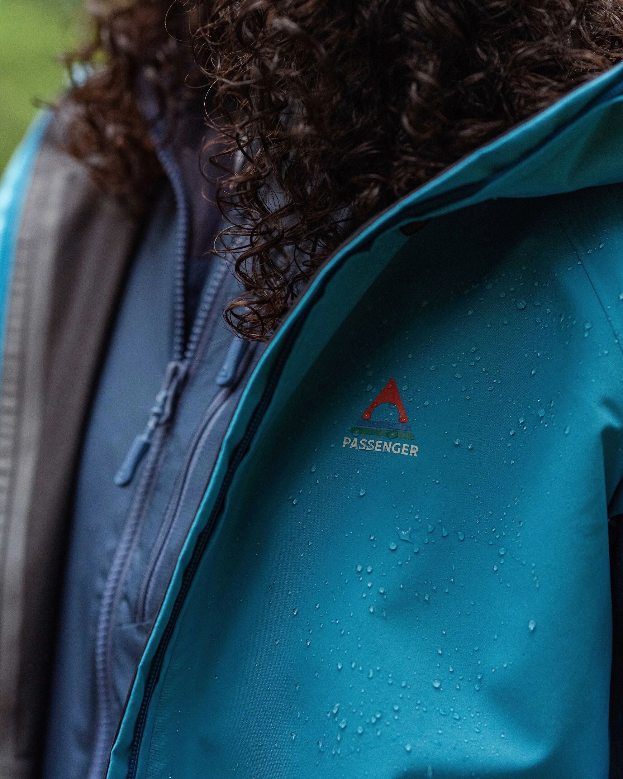 Five Element Recycled Waterproof Jacket - Bluejay - Lifestyle