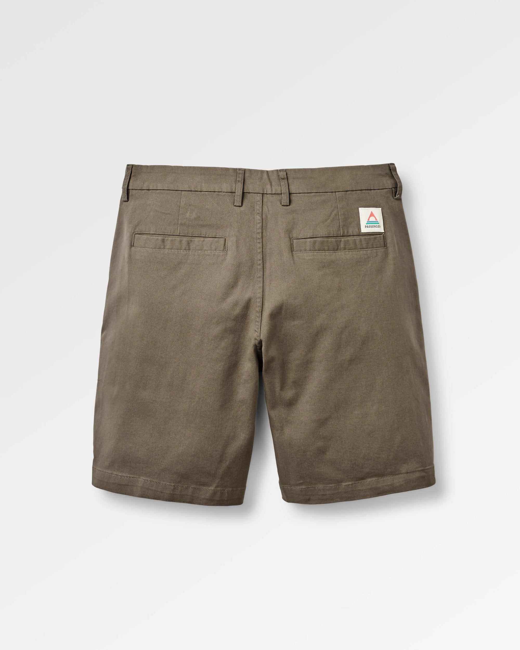 365 Organic Cotton Short - Dusty Olive - Flatlay