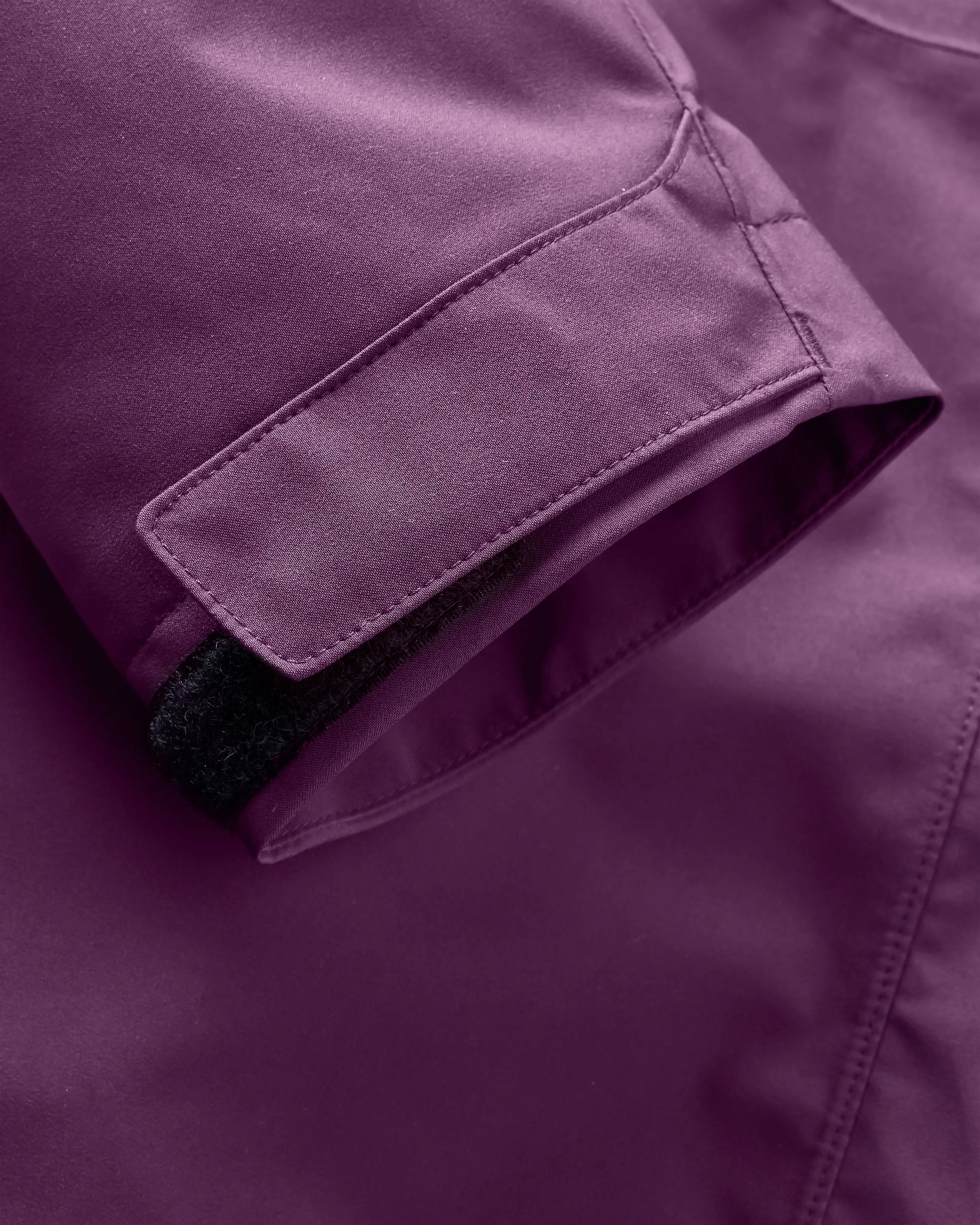 Breckenridge Recycled Waterproof 3 In 1 Jacket - Deep Plum - Flatlay