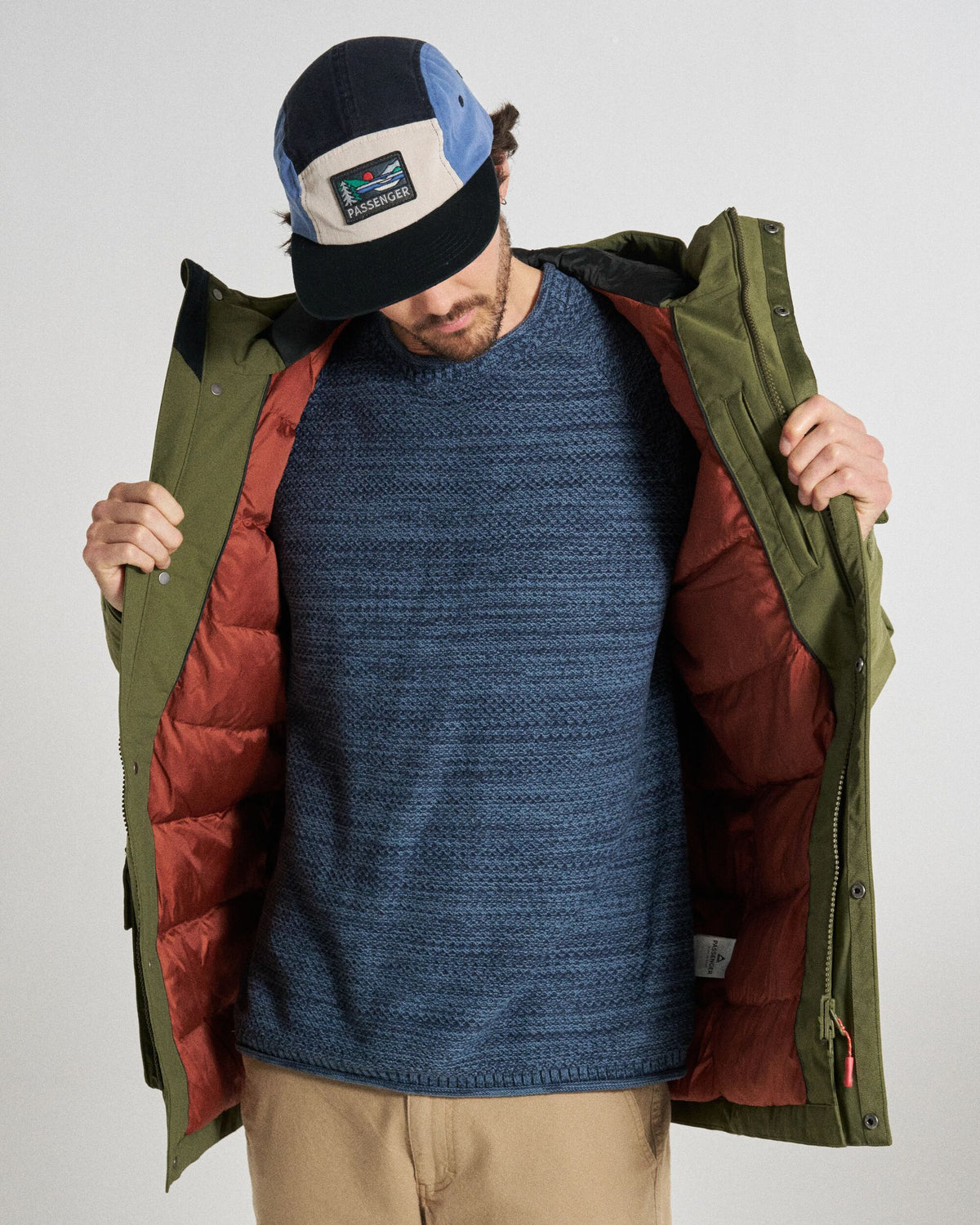 Baltic Insulated Parka - Khaki - Studio Model