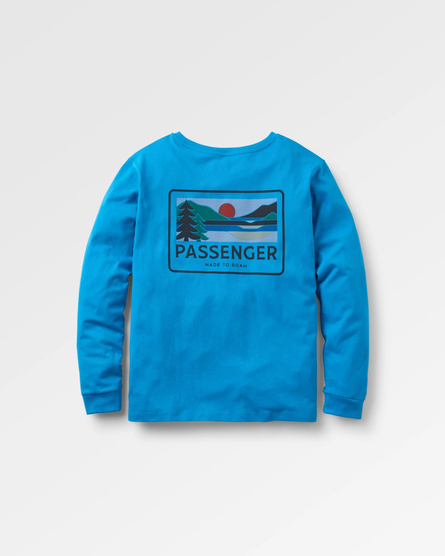 Roamer Recycled Cotton LS T-Shirt - Bluejay - Flatlay
