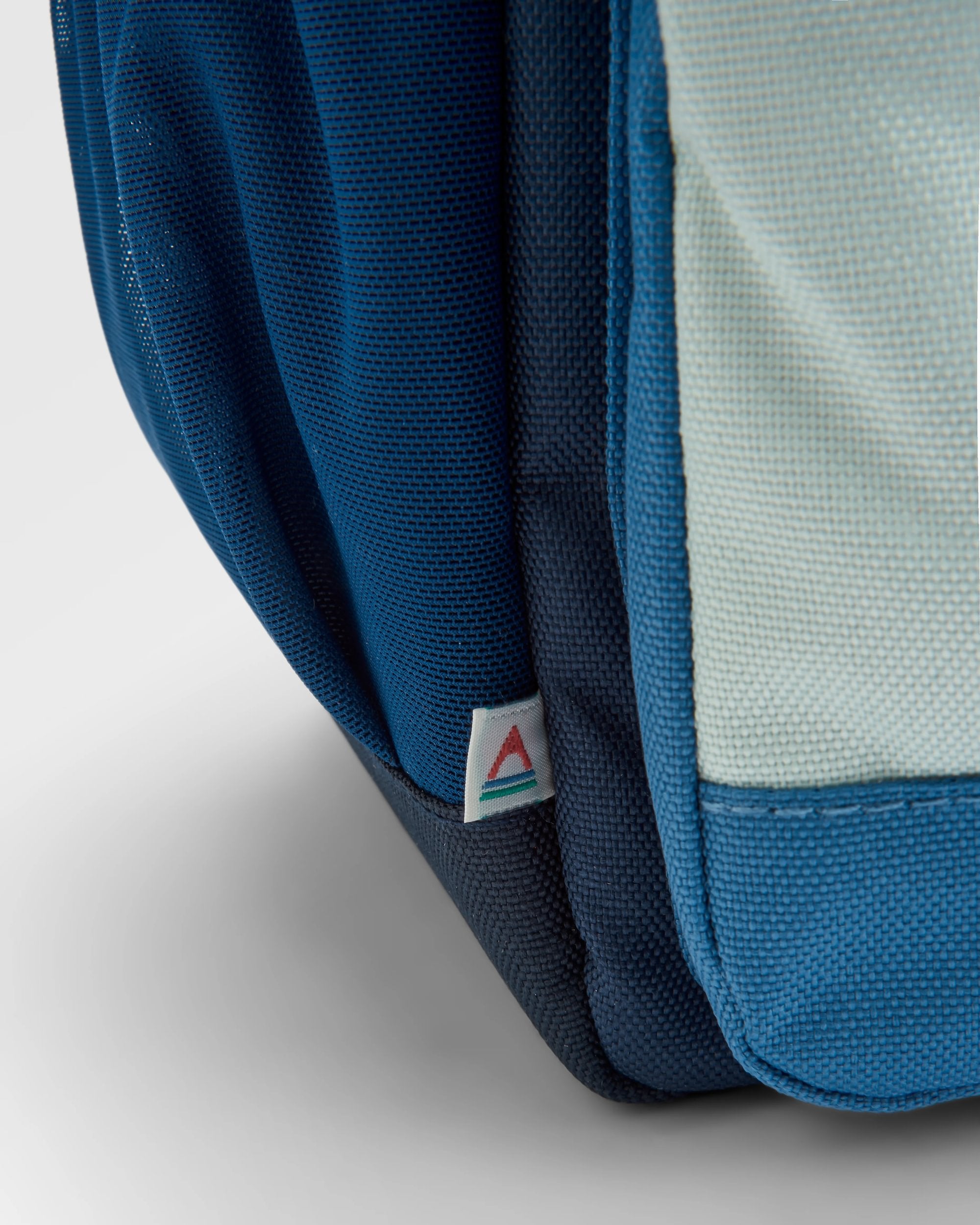 Boondocker Recycled Camera Bag - Rich Navy/Surf Spray/Moonlight Blue - Flatlay