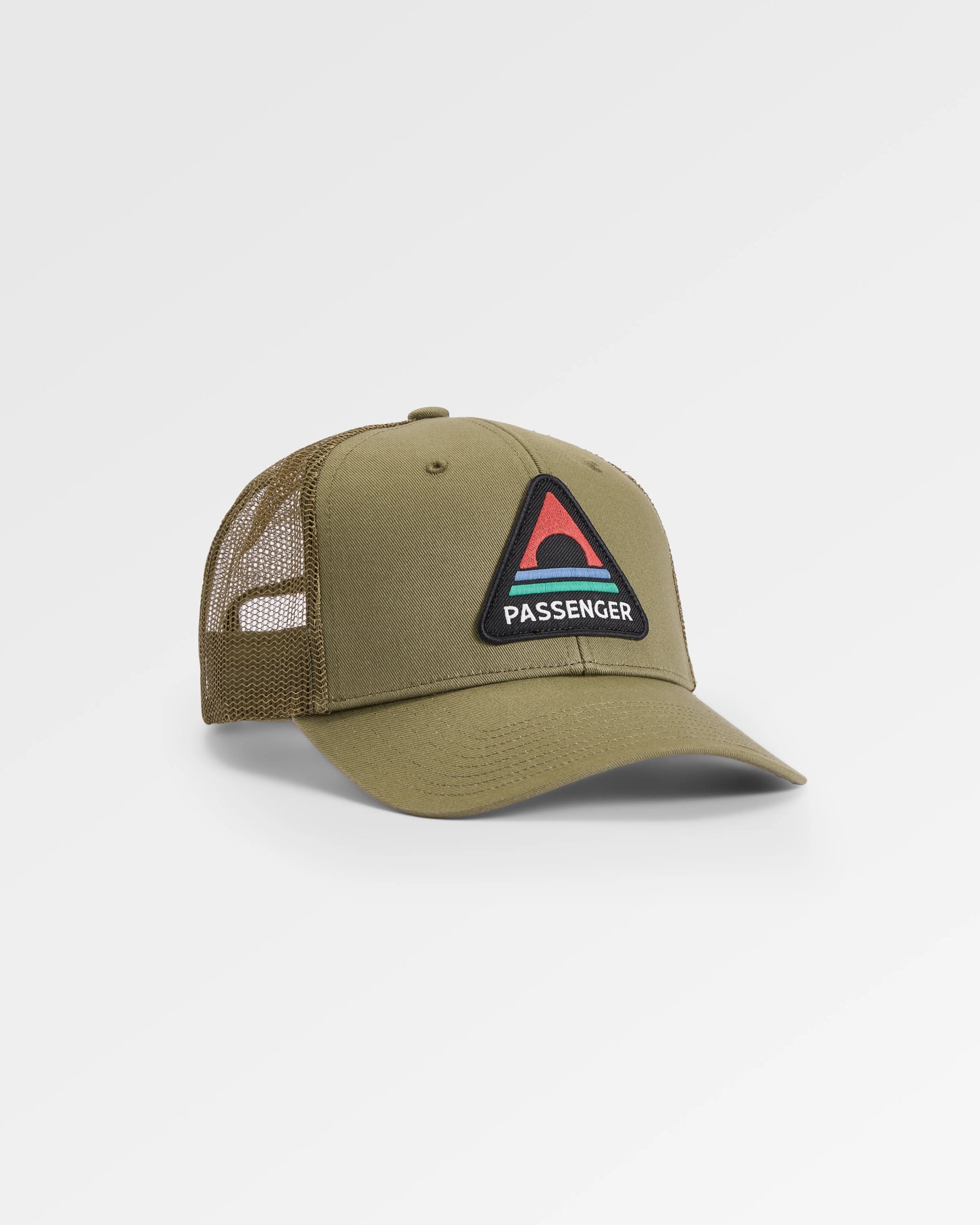 Elements Core Trucker - Triangle Patch - Khaki - Flatlay