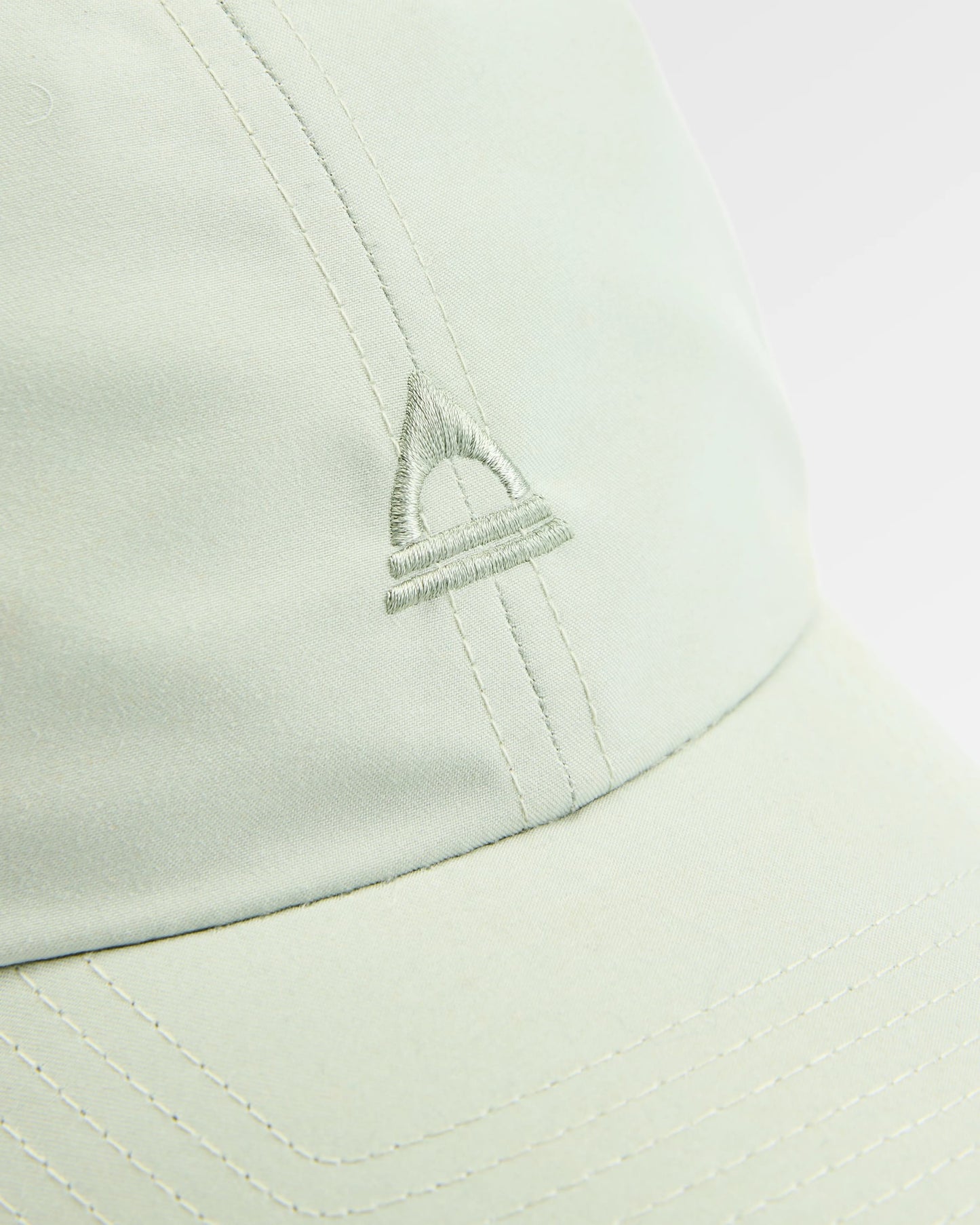 Classic Lite Recycled 6 Panel Cap - Pistachio - Flatlay
