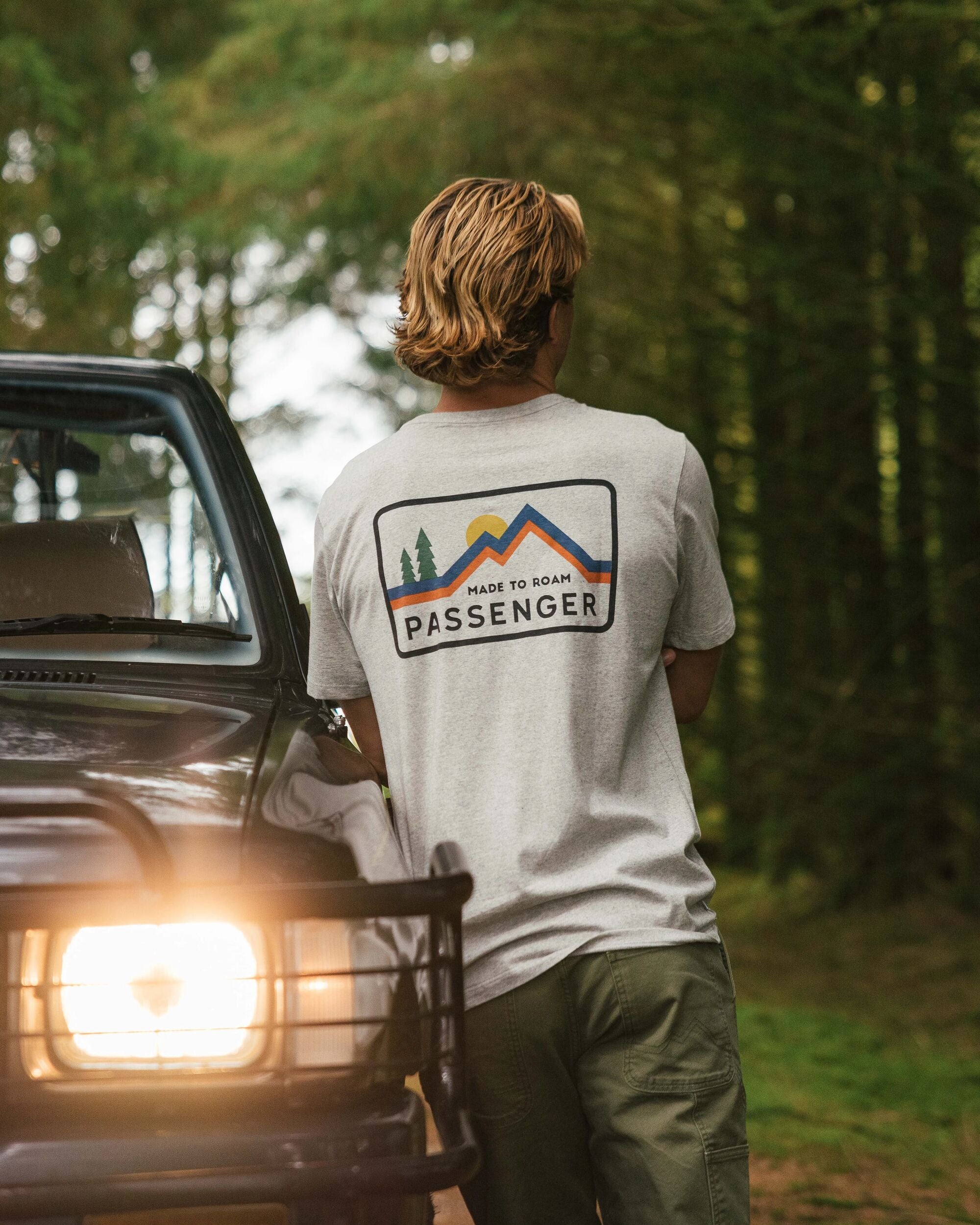 Made To Roam Recycled Cotton T-Shirt - Grey Marl - Lifestyle