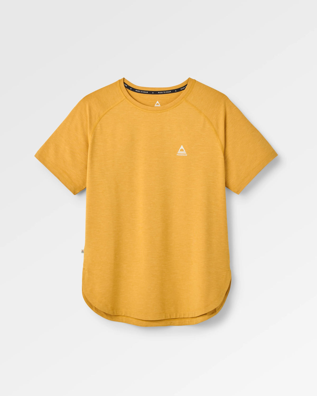 Sunvale Lightweight Surf T-Shirt - Spruce Yellow Marl - Flatlay