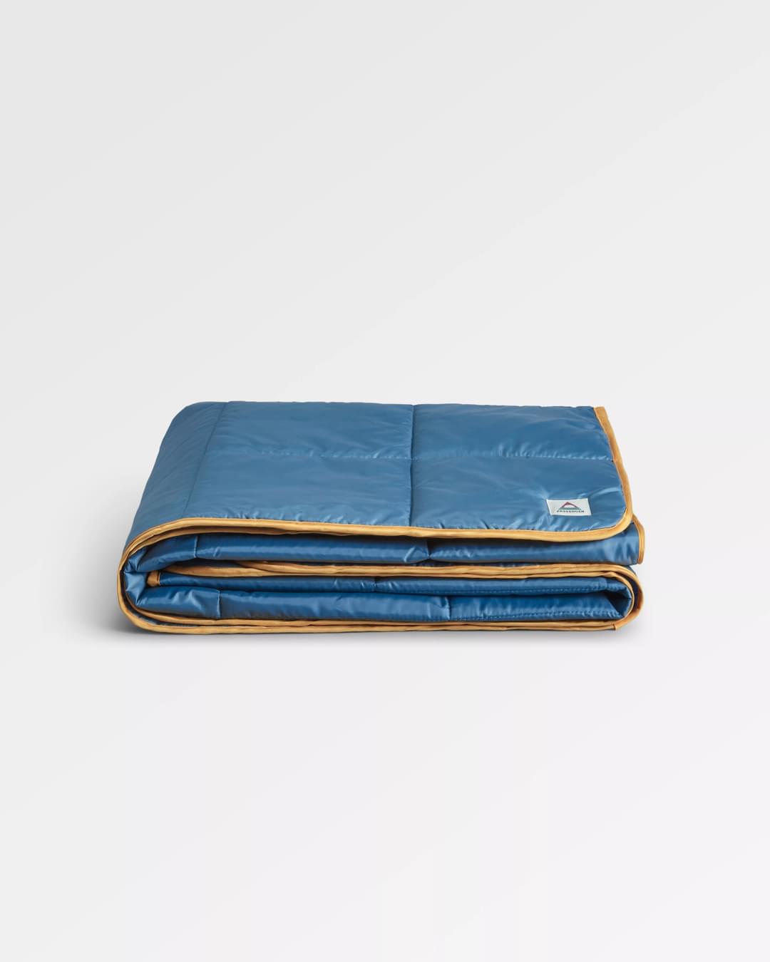 Travel Recycled Ripstop Blanket - Washed Blue