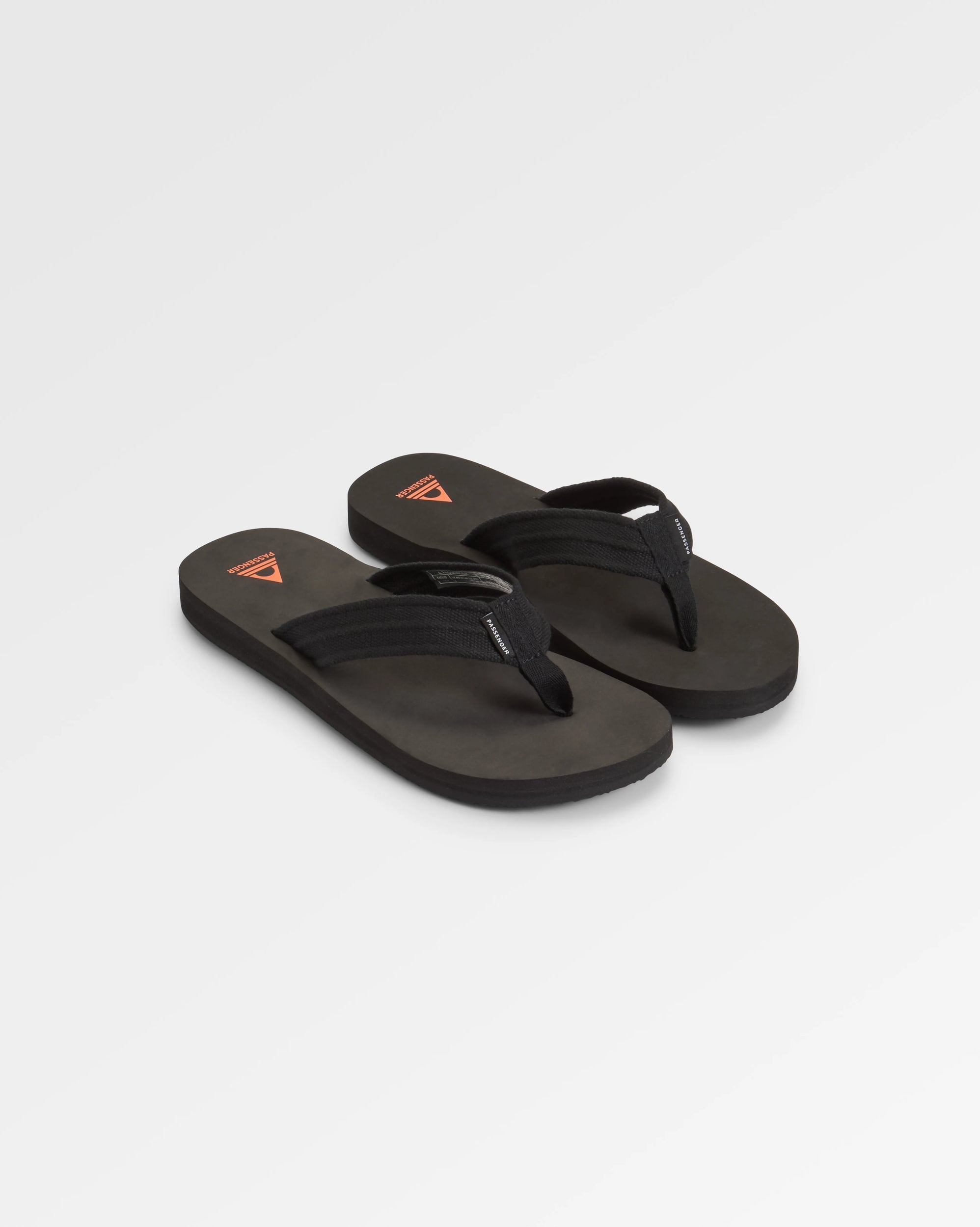 Santos Flip Flop - Black - Flatlay