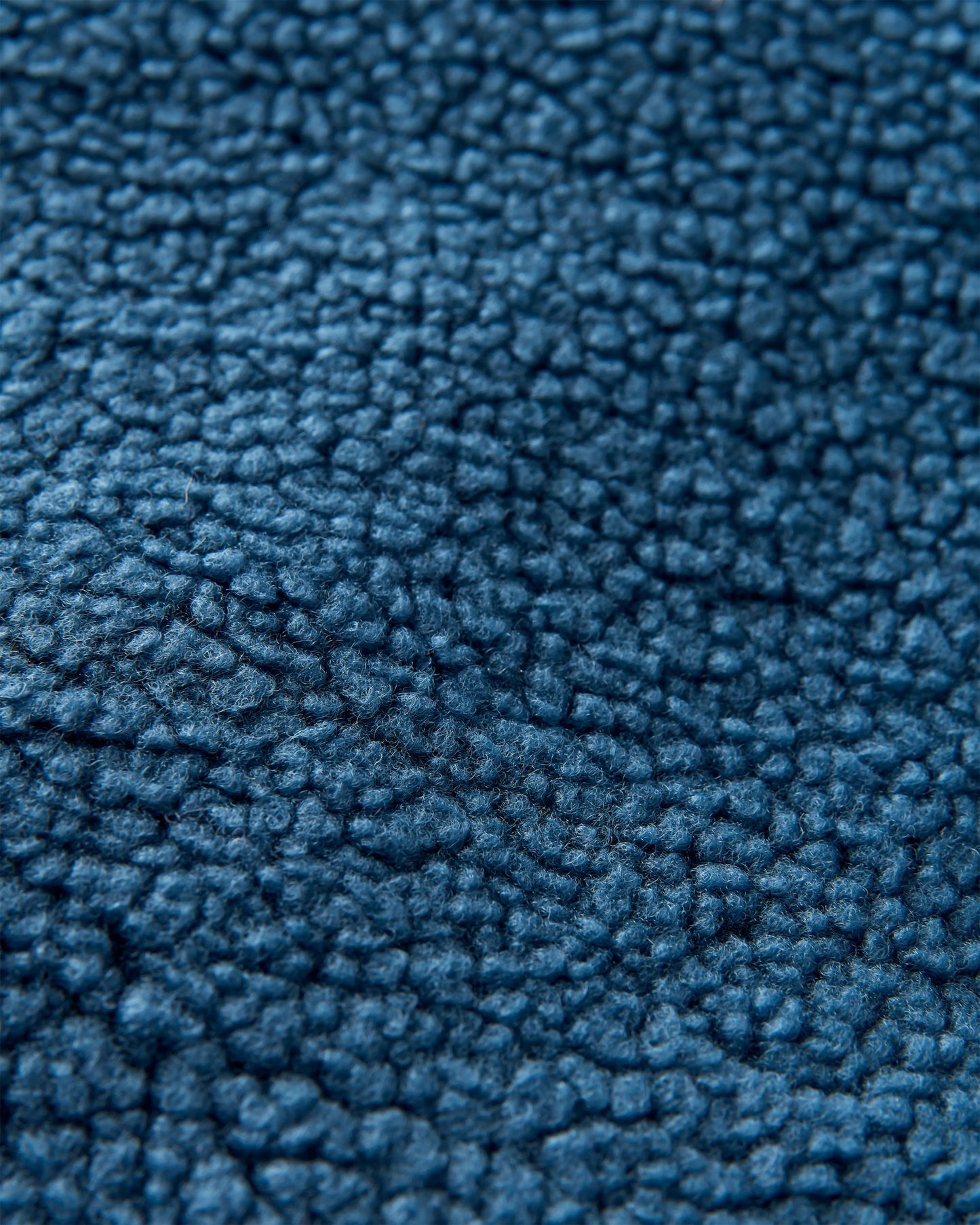 Ravi Recycled Sherpa Fleece - Dark Denim