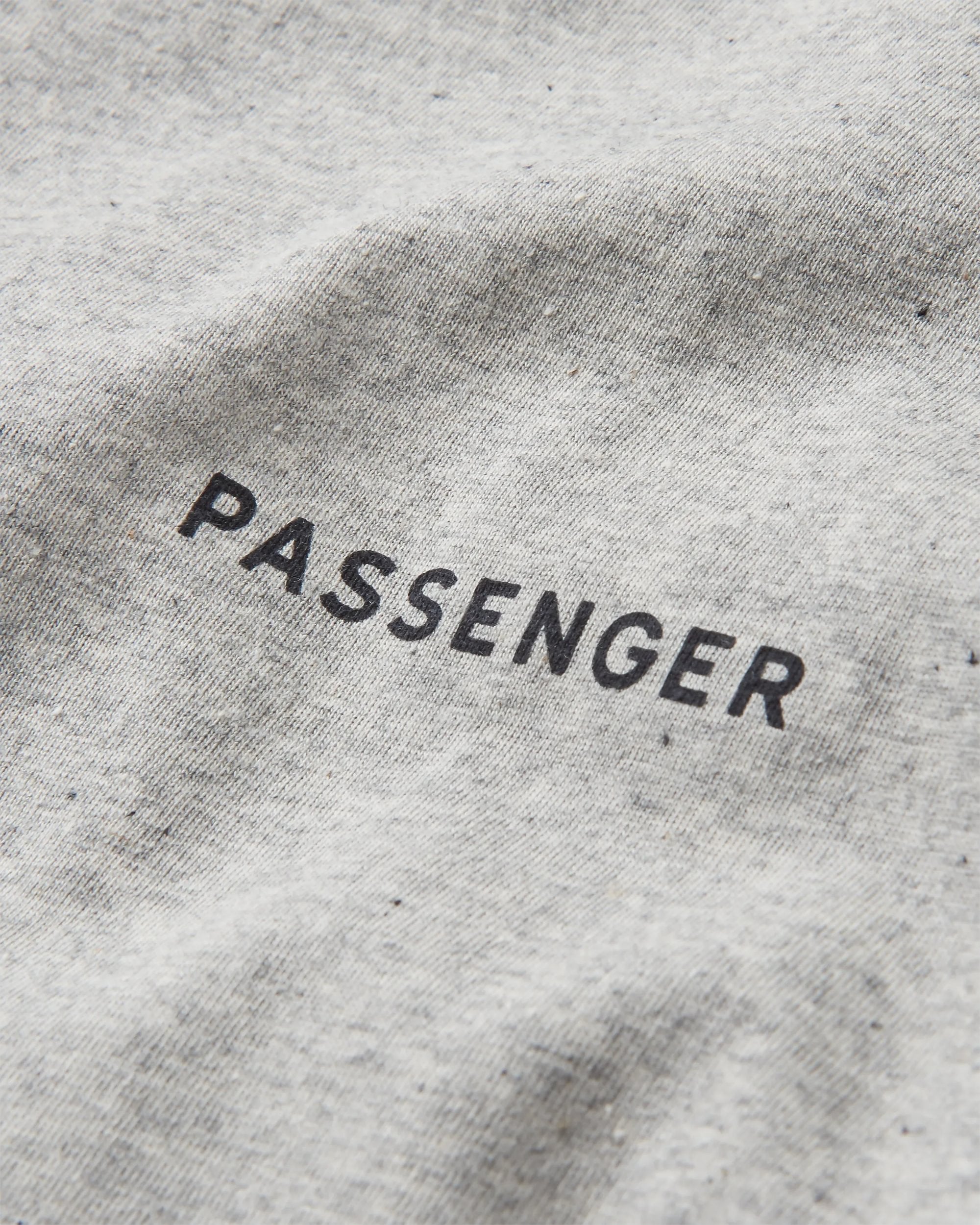 Made To Roam Recycled Cotton T-Shirt - Grey Marl - Flatlay