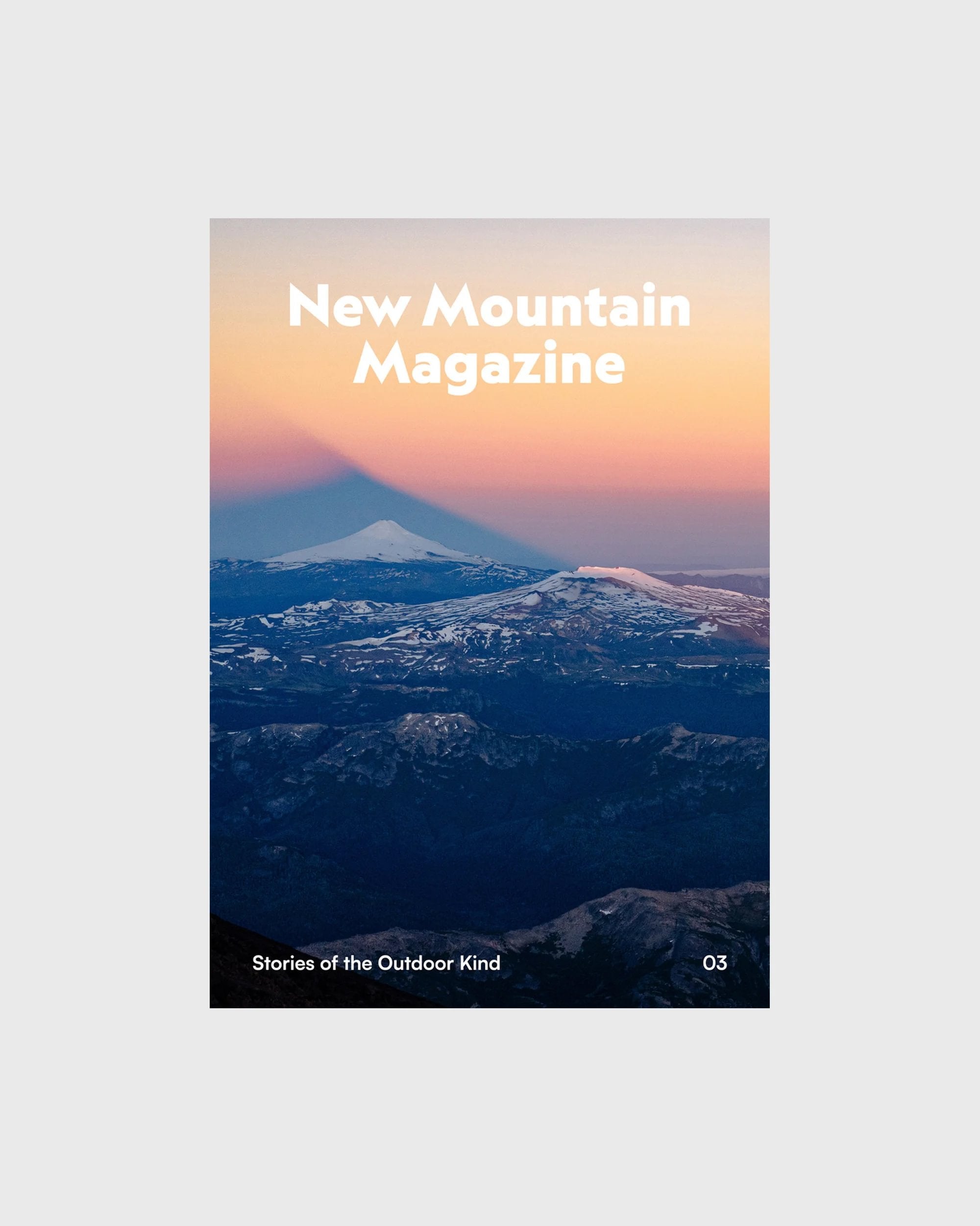 New Mountain Magazine Issue Three - Flatlay