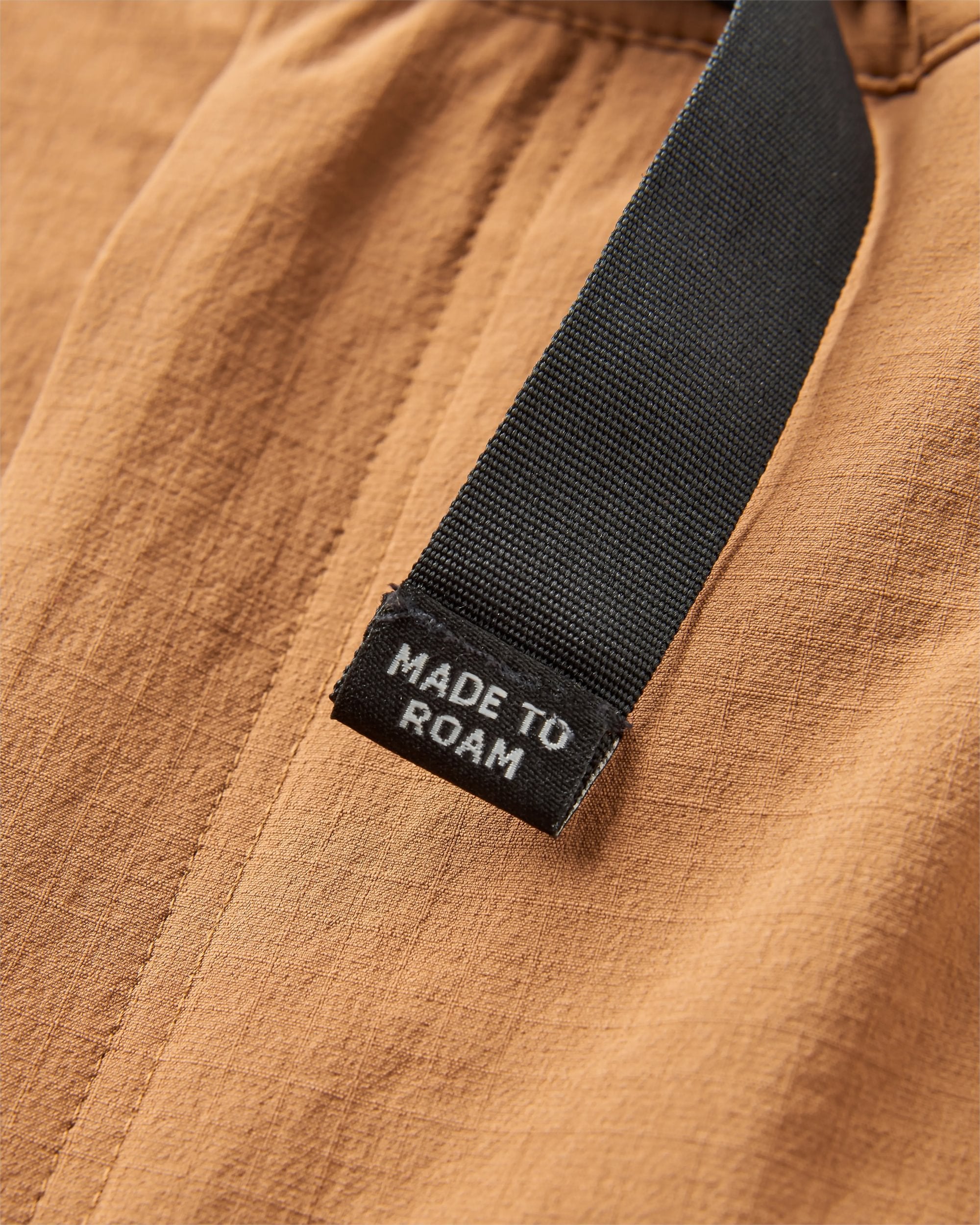 Stride Recycled Active Trail Short - Toffee - Flatlay